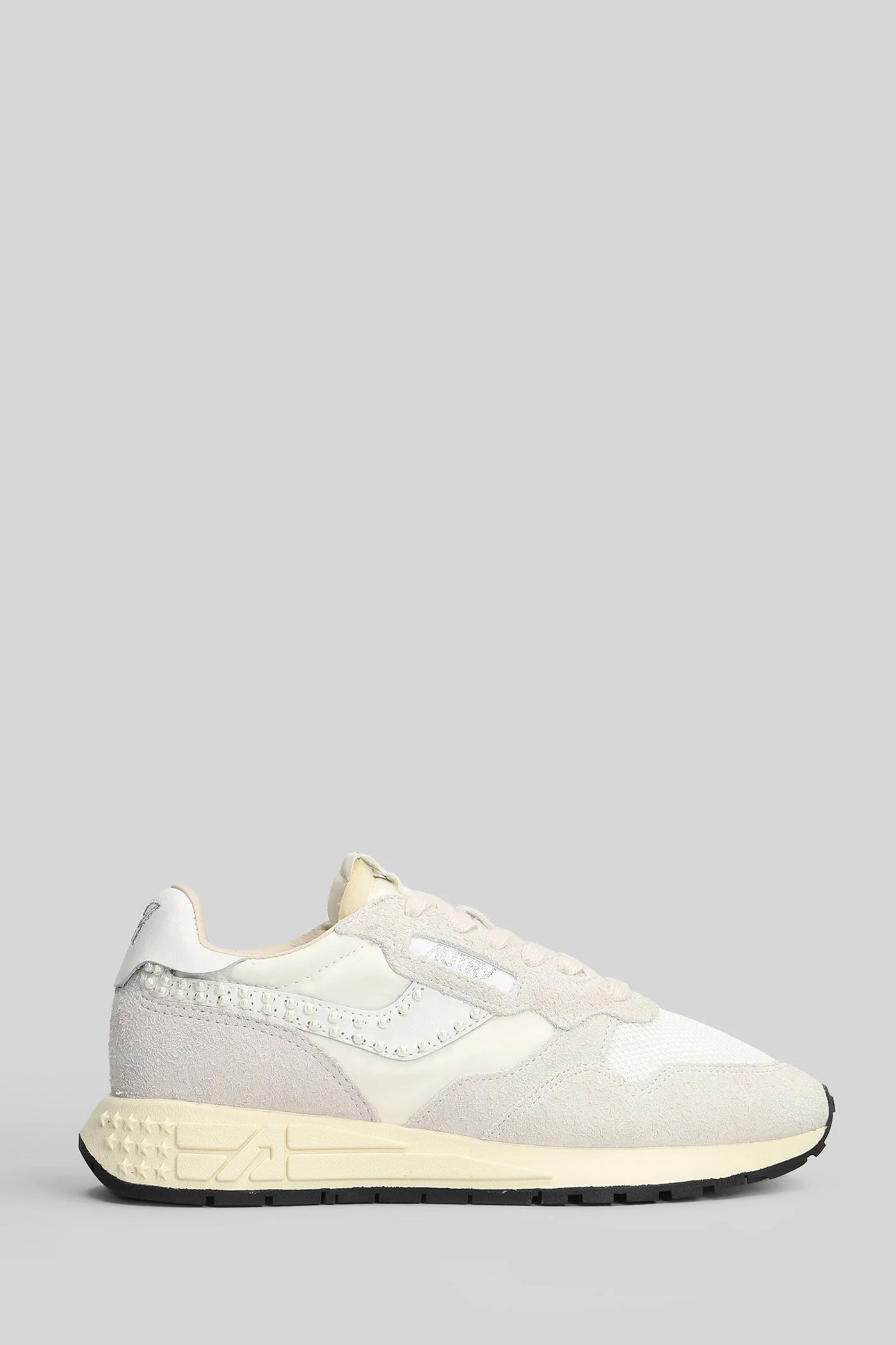 Reelwind Low Sneakers in white Suede and fabric