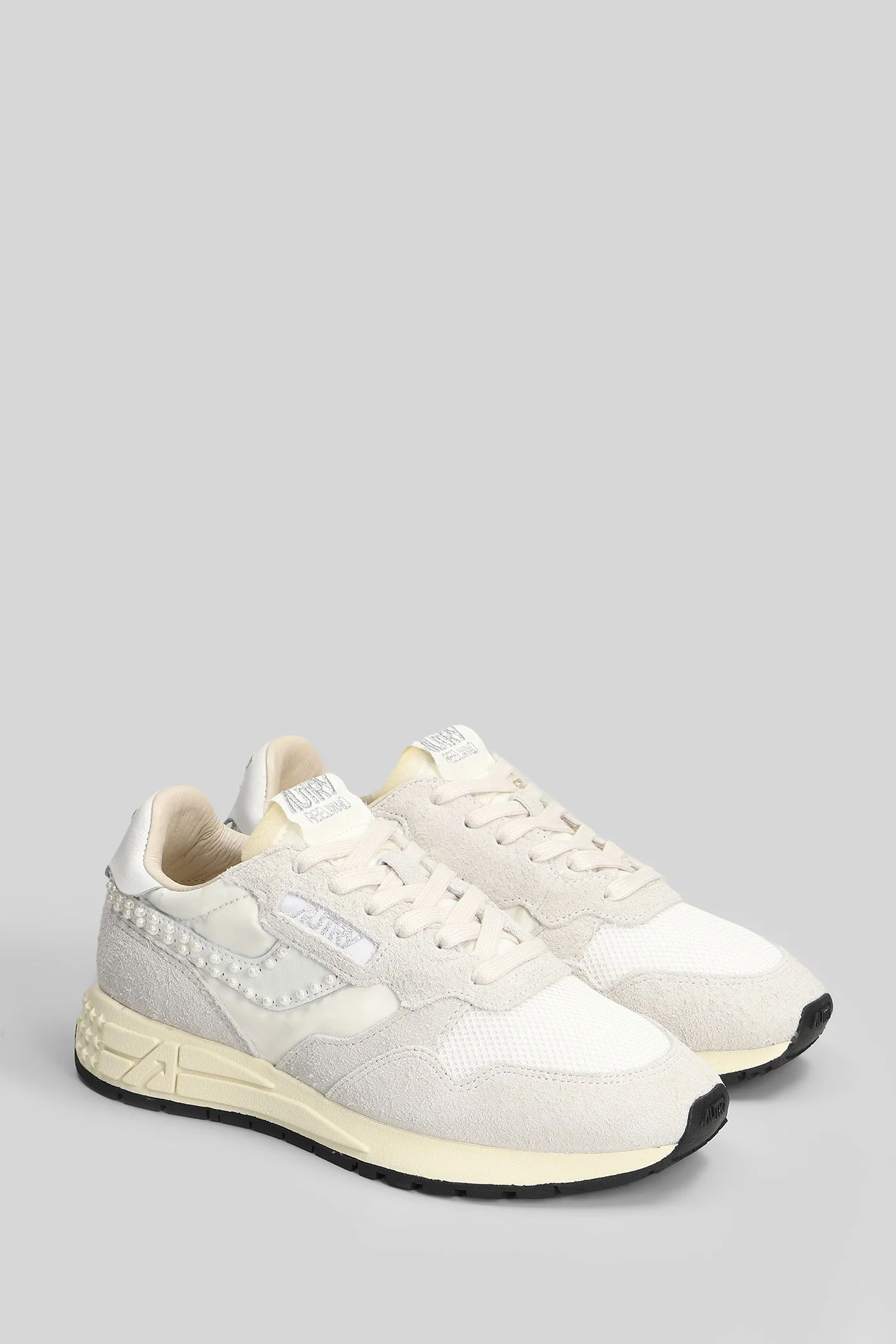 Reelwind Low Sneakers in white Suede and fabric - Image 2