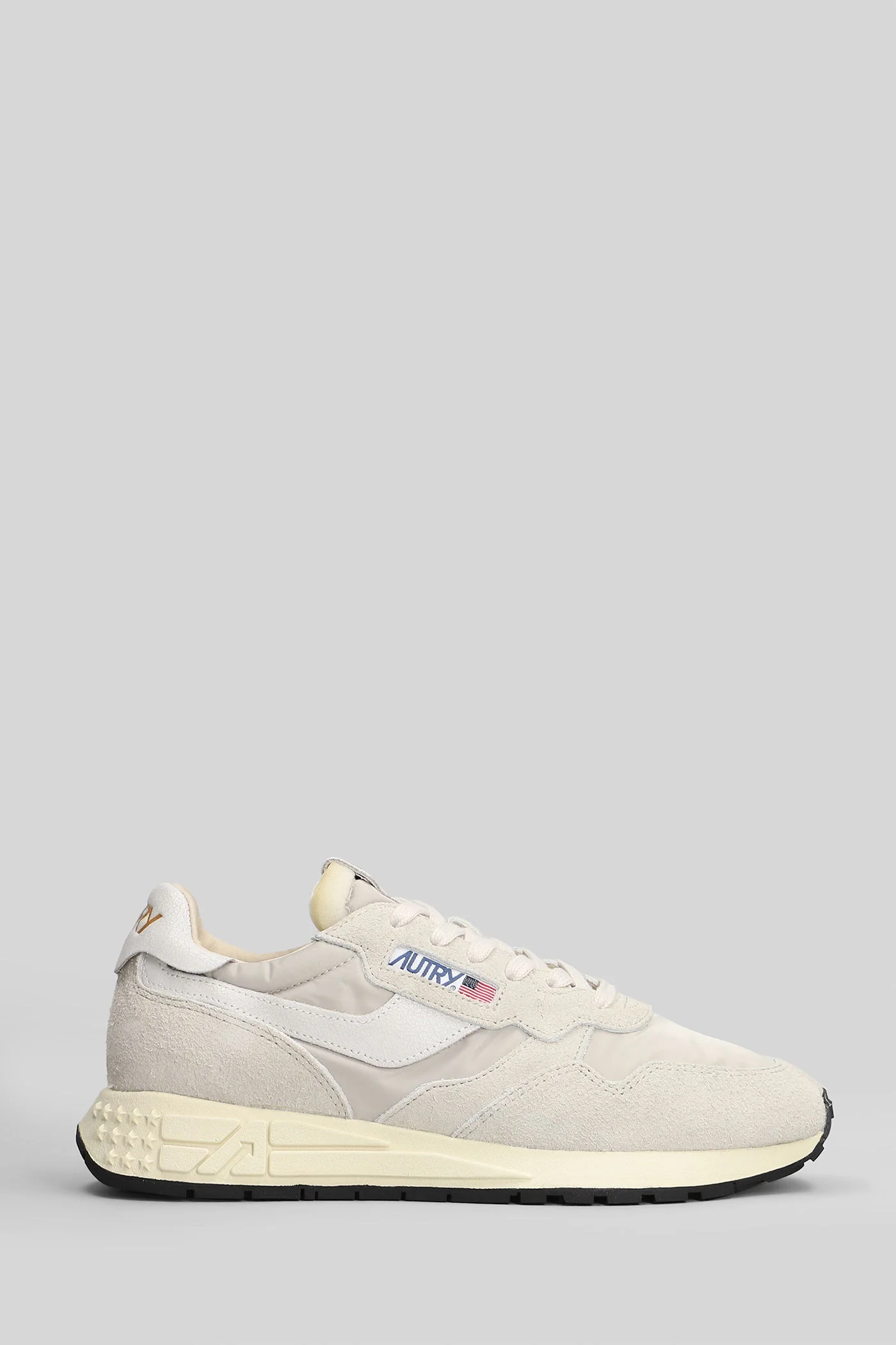 Reelwind Low Sneakers in white Suede and fabric