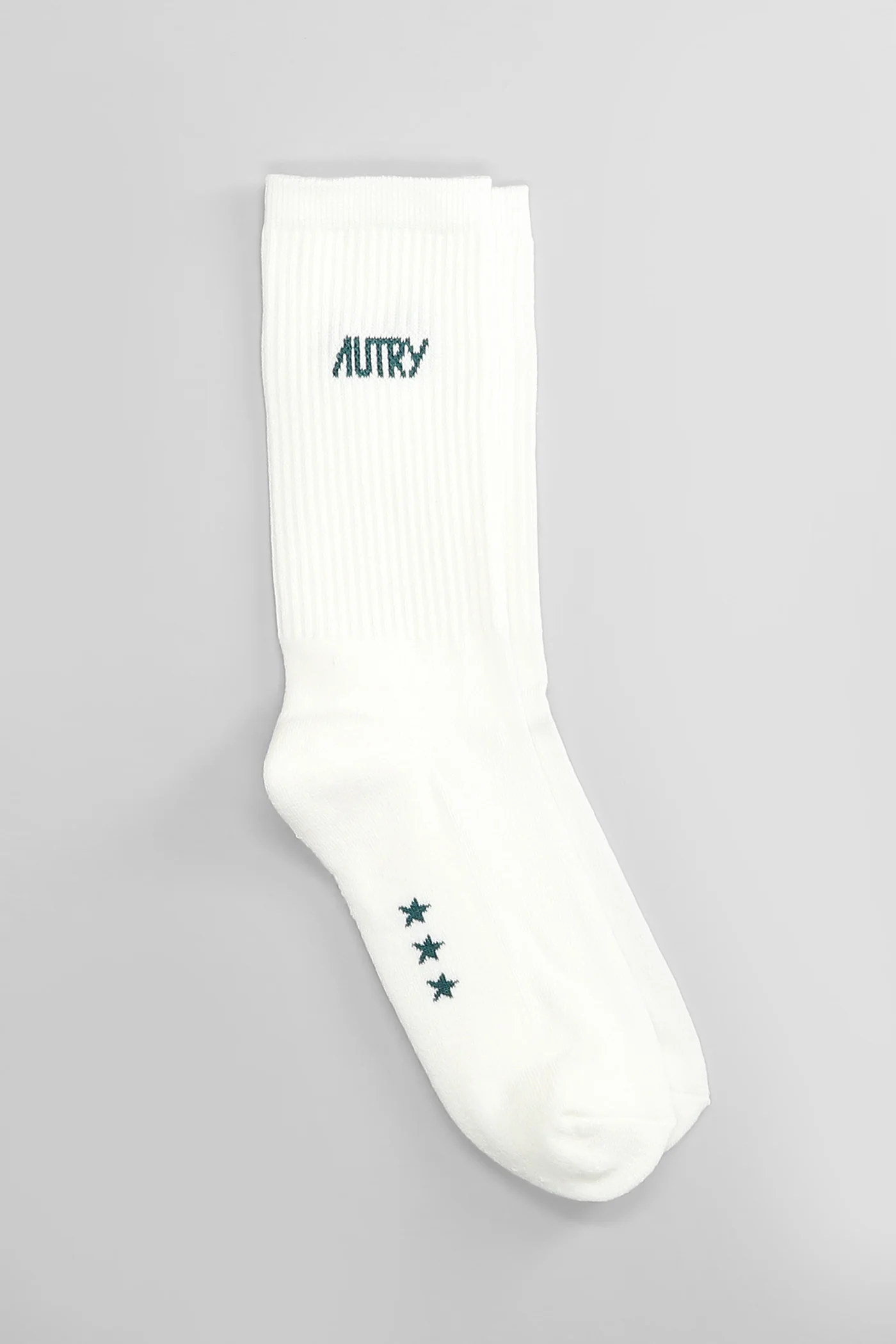 Socks in white cotton