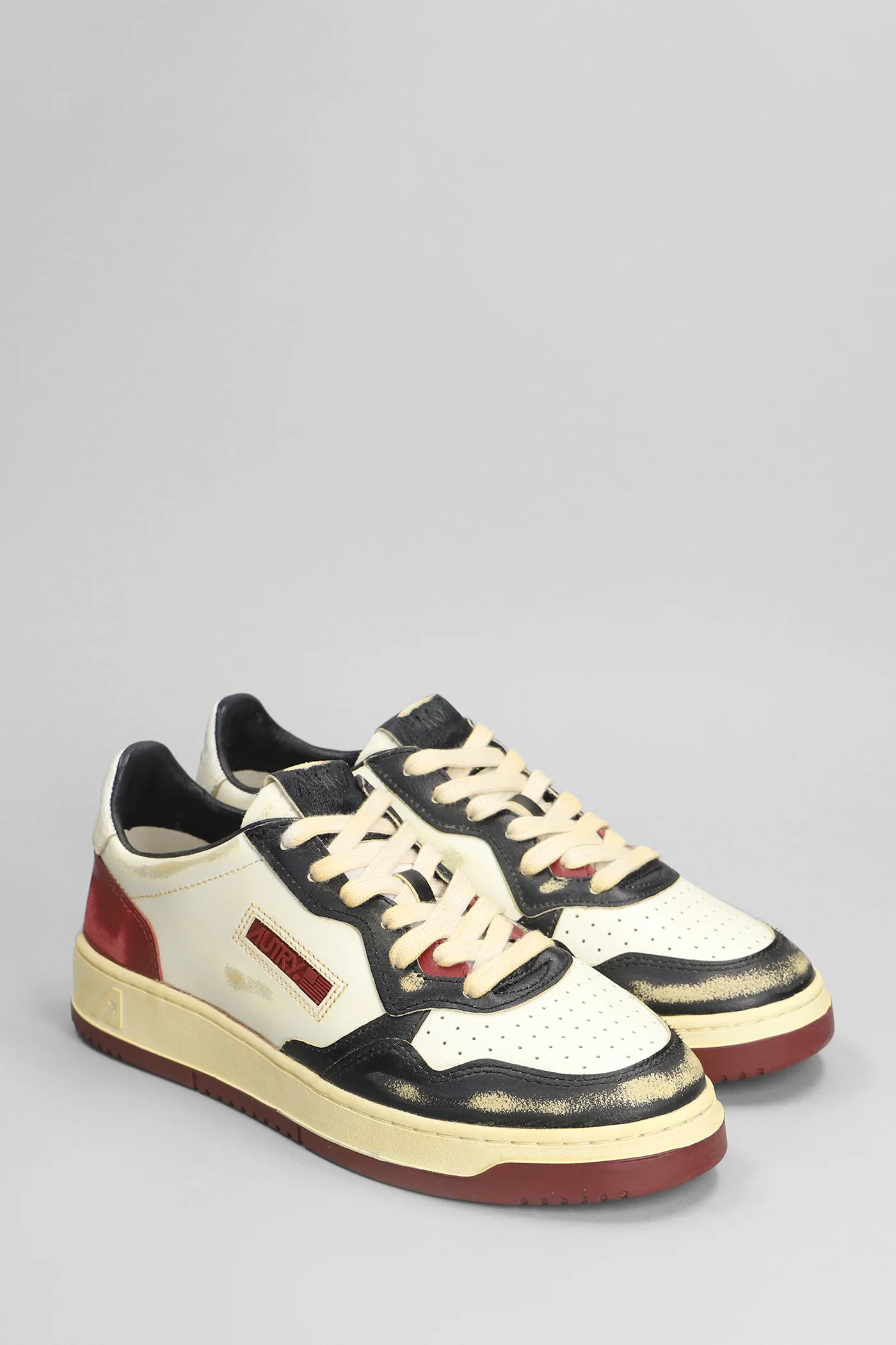 Sup Vint Low Sneakers in black leather - Image 2