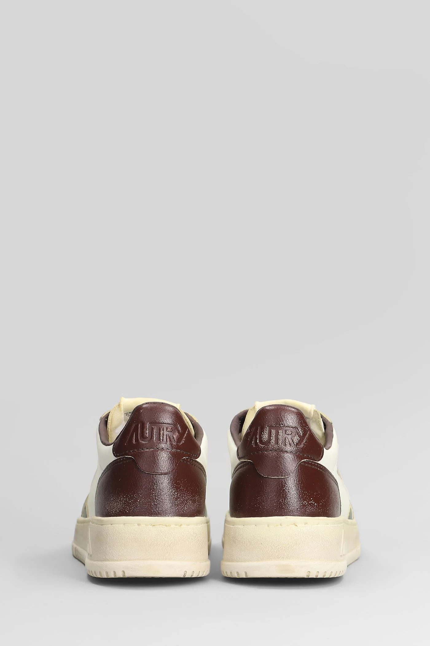 Sup Vint Low Sneakers in green leather - Image 4