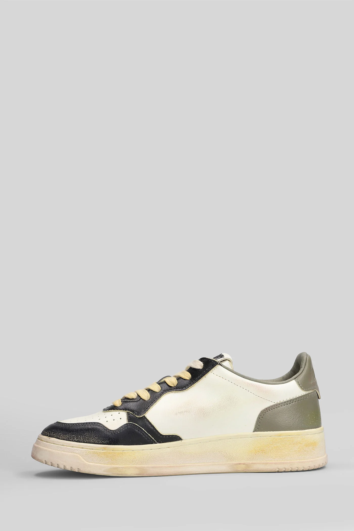 Sup vint low Sneakers in white leather - Image 3