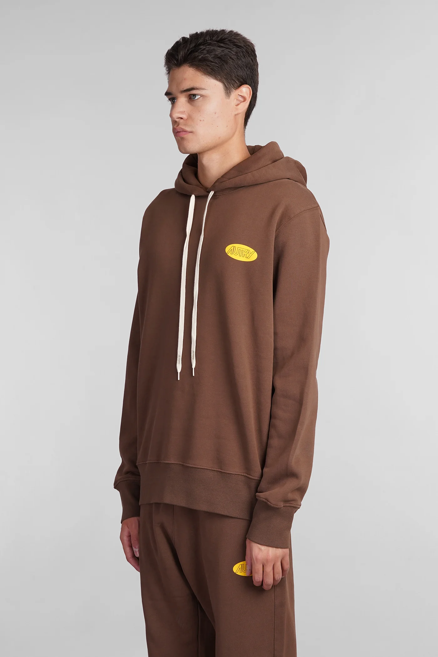 Sweatshirt in brown cotton - Image 4