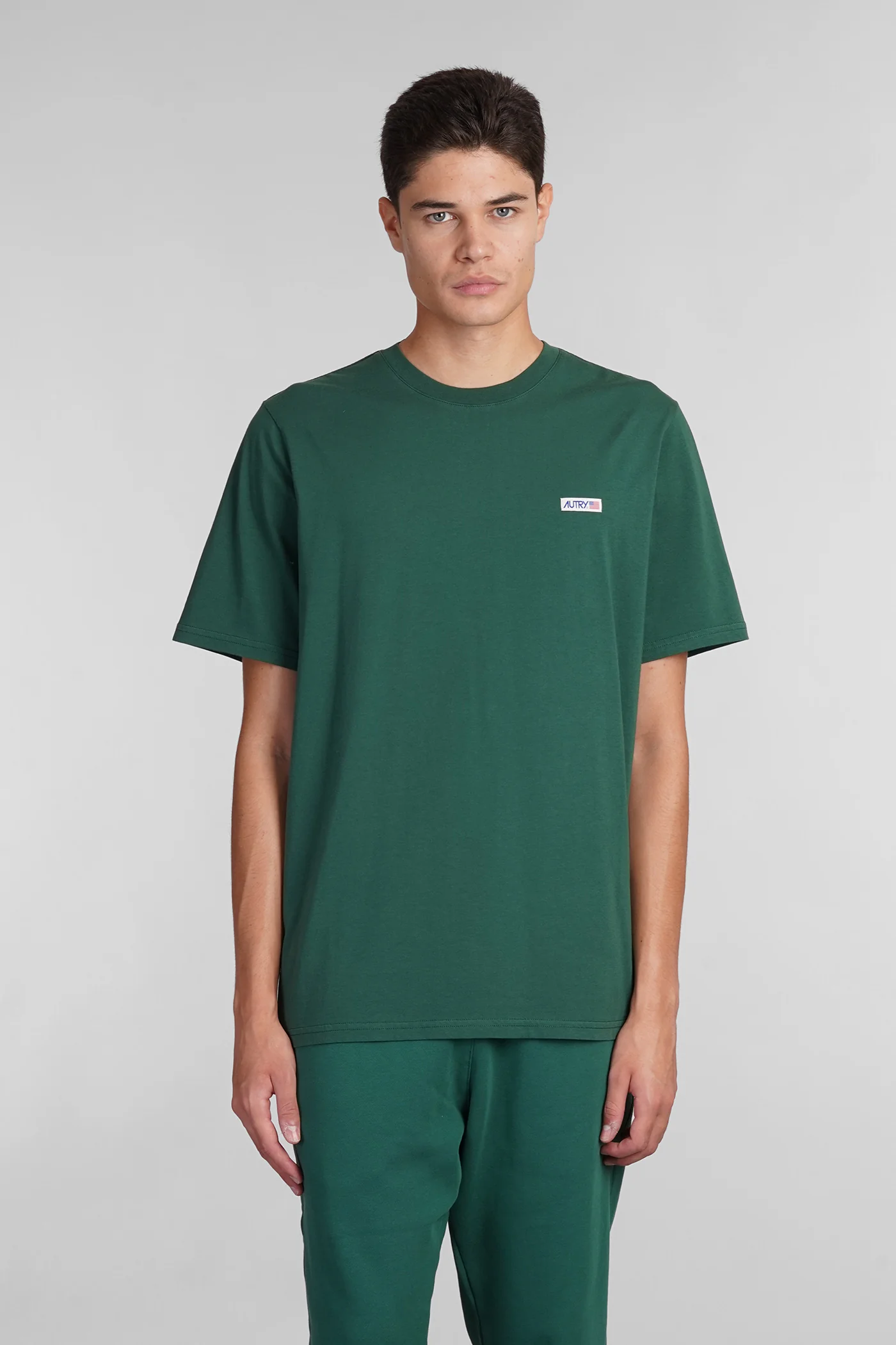 T-Shirt in green cotton
