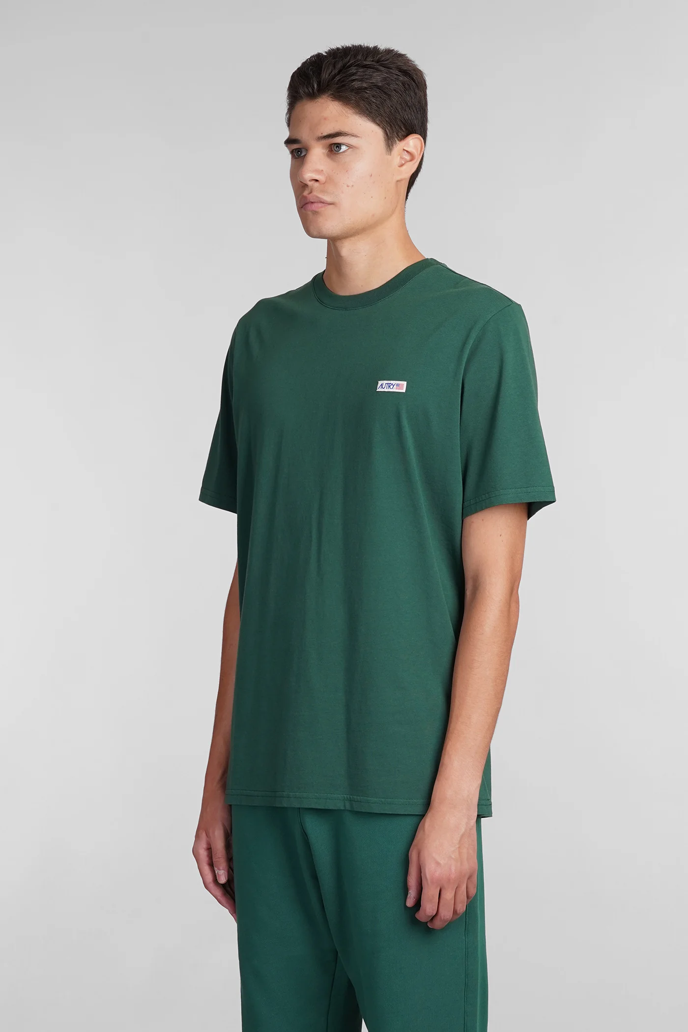 T-Shirt in green cotton - Image 4