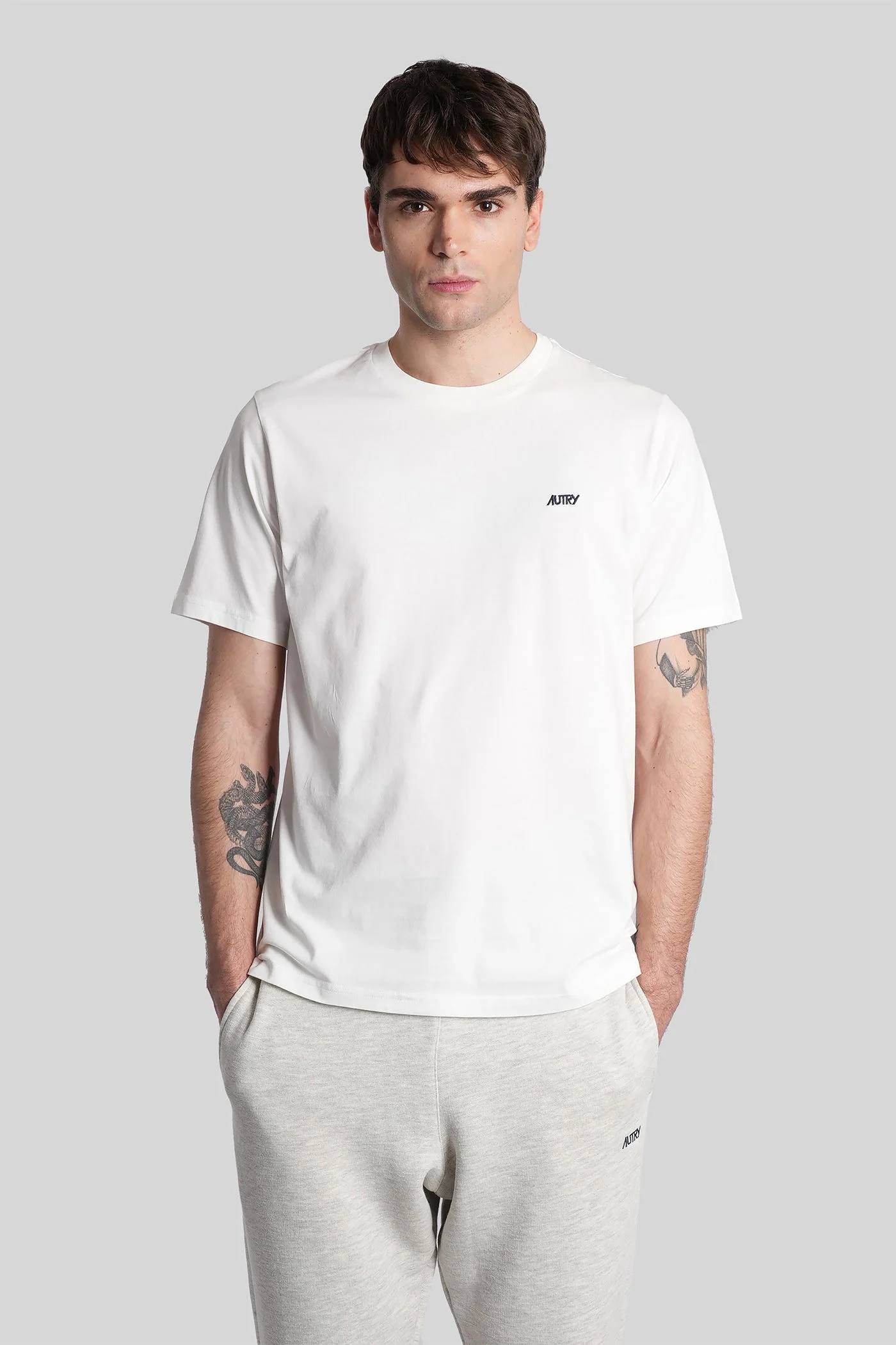 T-Shirt in white cotton