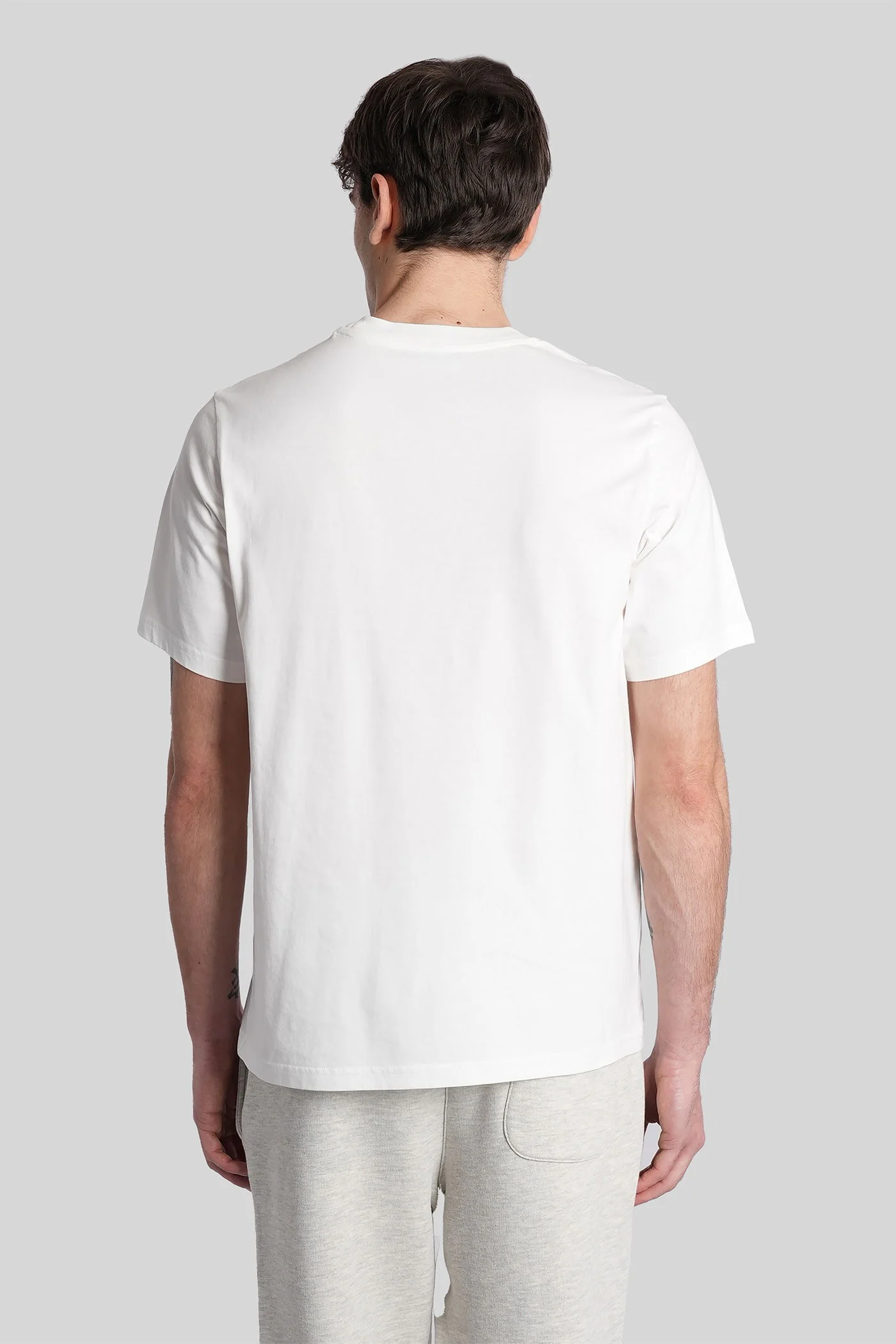 T-Shirt in white cotton - Image 3