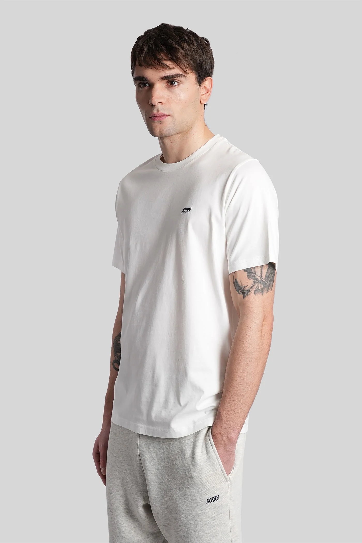 T-Shirt in white cotton - Image 4