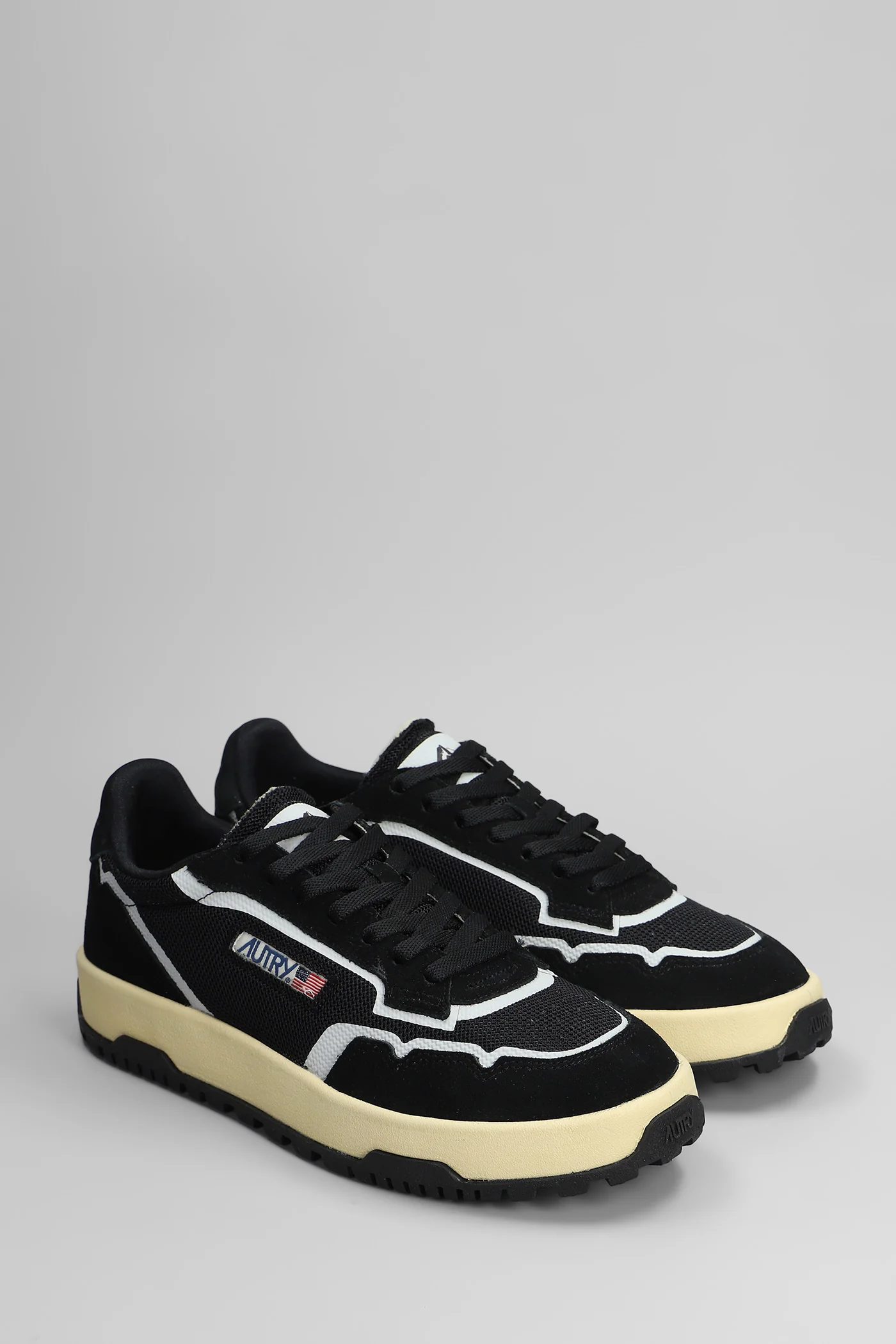 Wildpace Low Sneakers in black Suede and fabric - Image 2