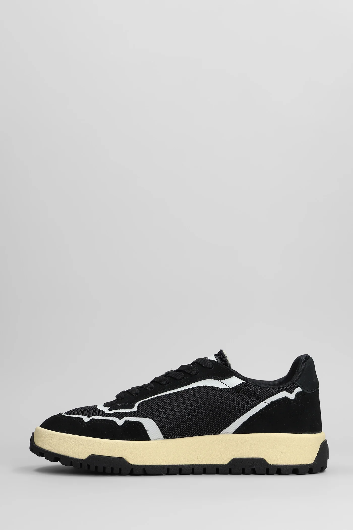 Wildpace Low Sneakers in black Suede and fabric - Image 3
