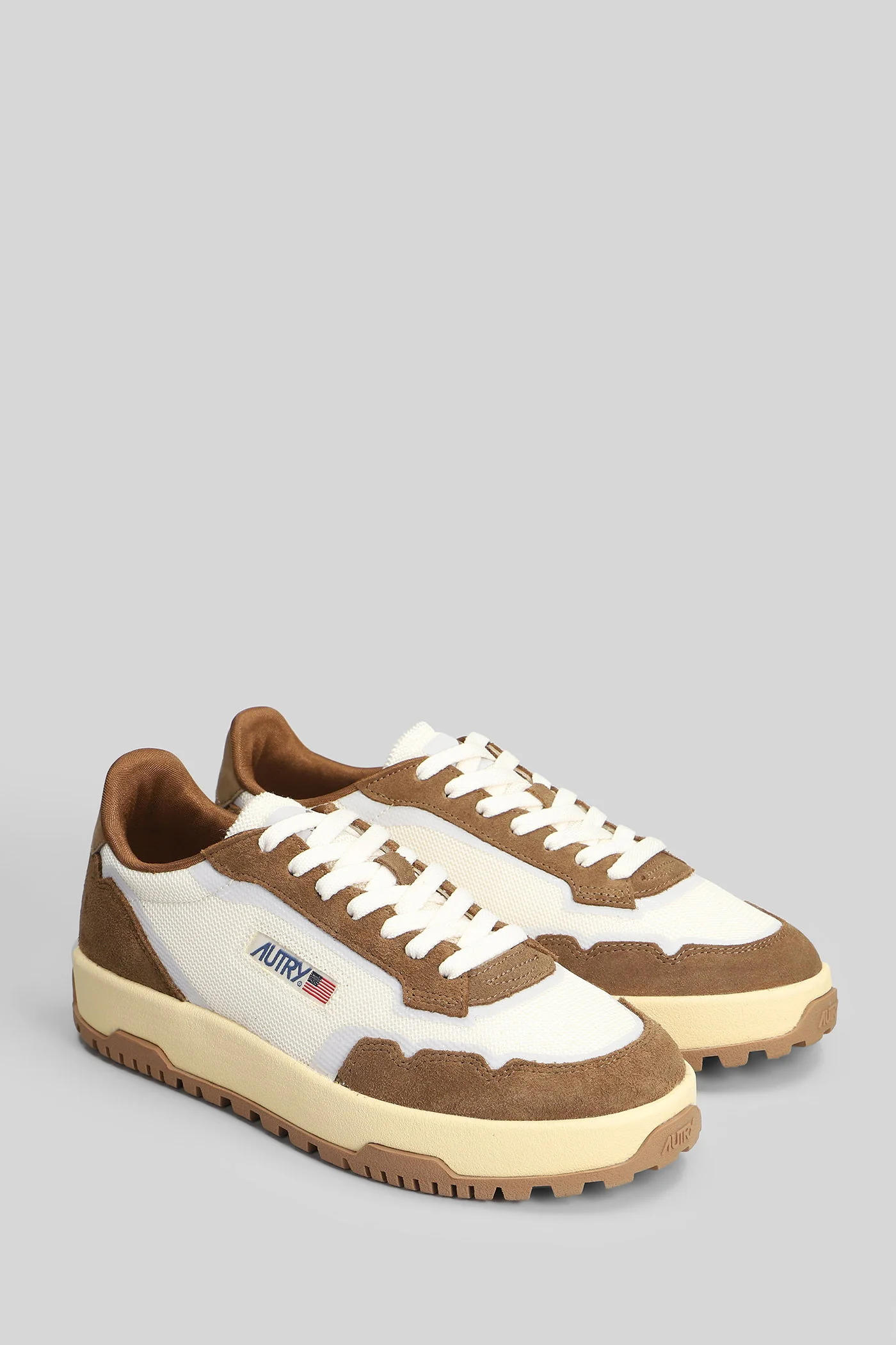 Wildpace Low Sneakers in brown Suede and fabric - Image 2