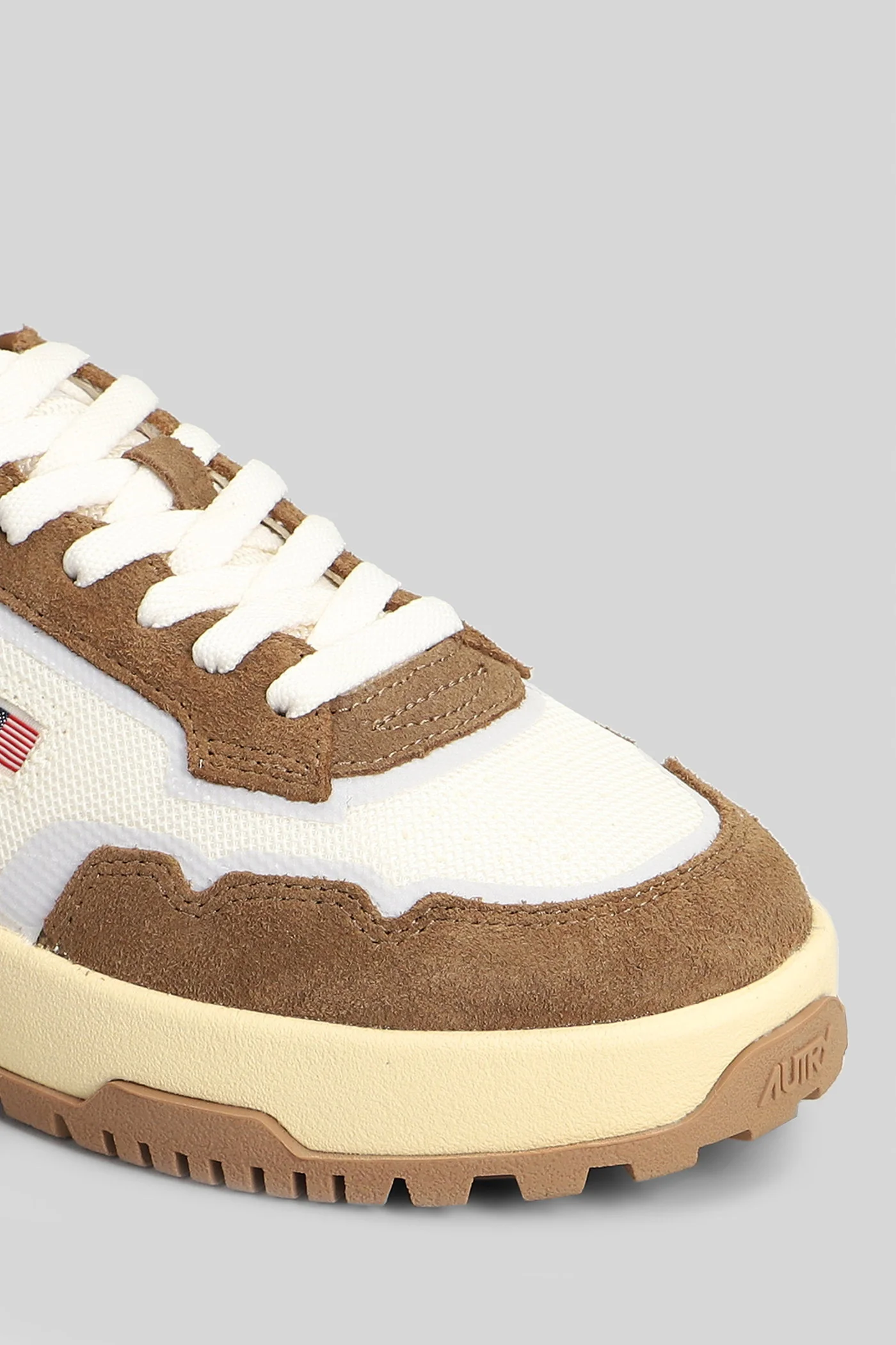 Wildpace Low Sneakers in brown Suede and fabric - Image 5