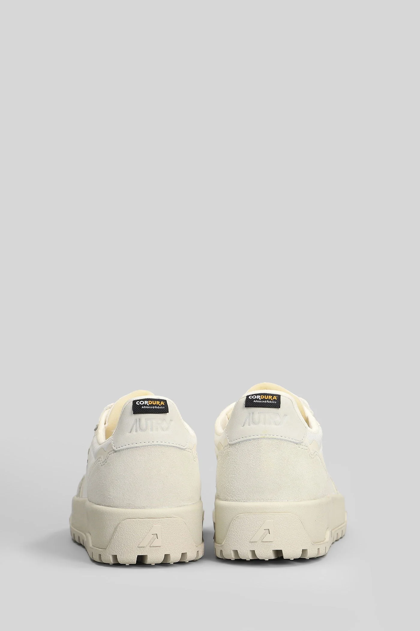 Wildpace Low Sneakers in white Suede and fabric - Image 4