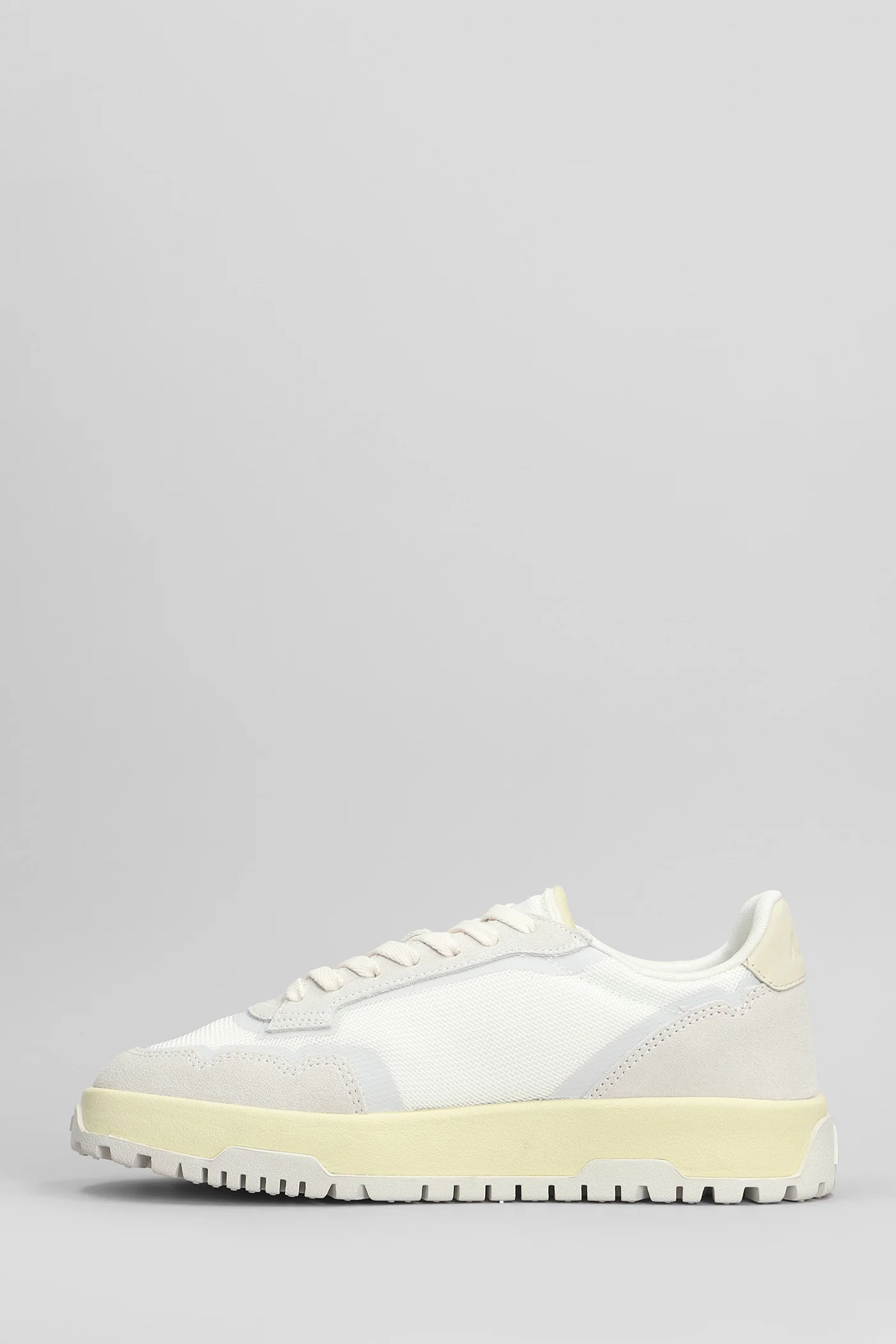 Wildpace Low Sneakers in white Suede and fabric - Image 13