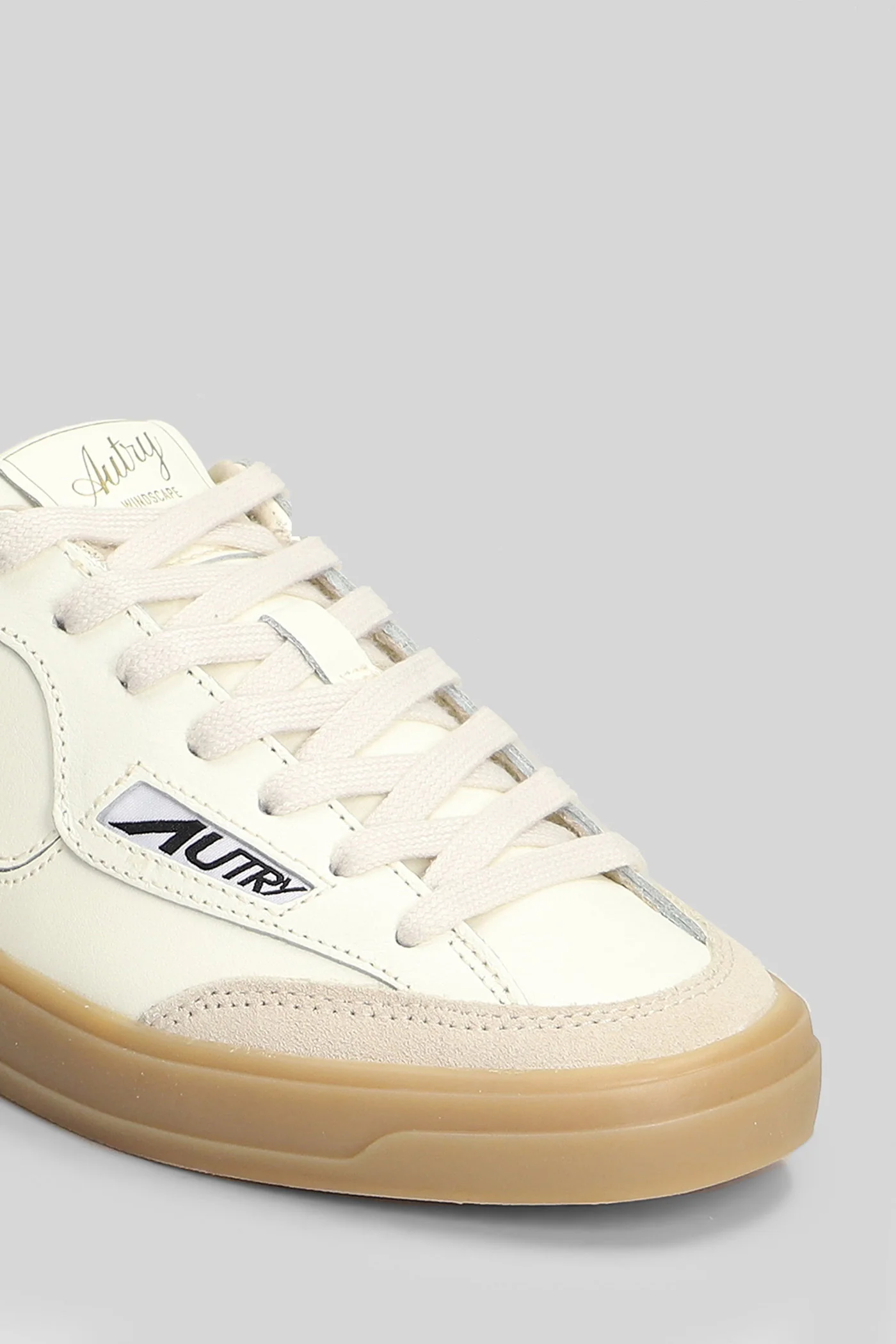 Windscape Low Sneakers in white leather - Image 5