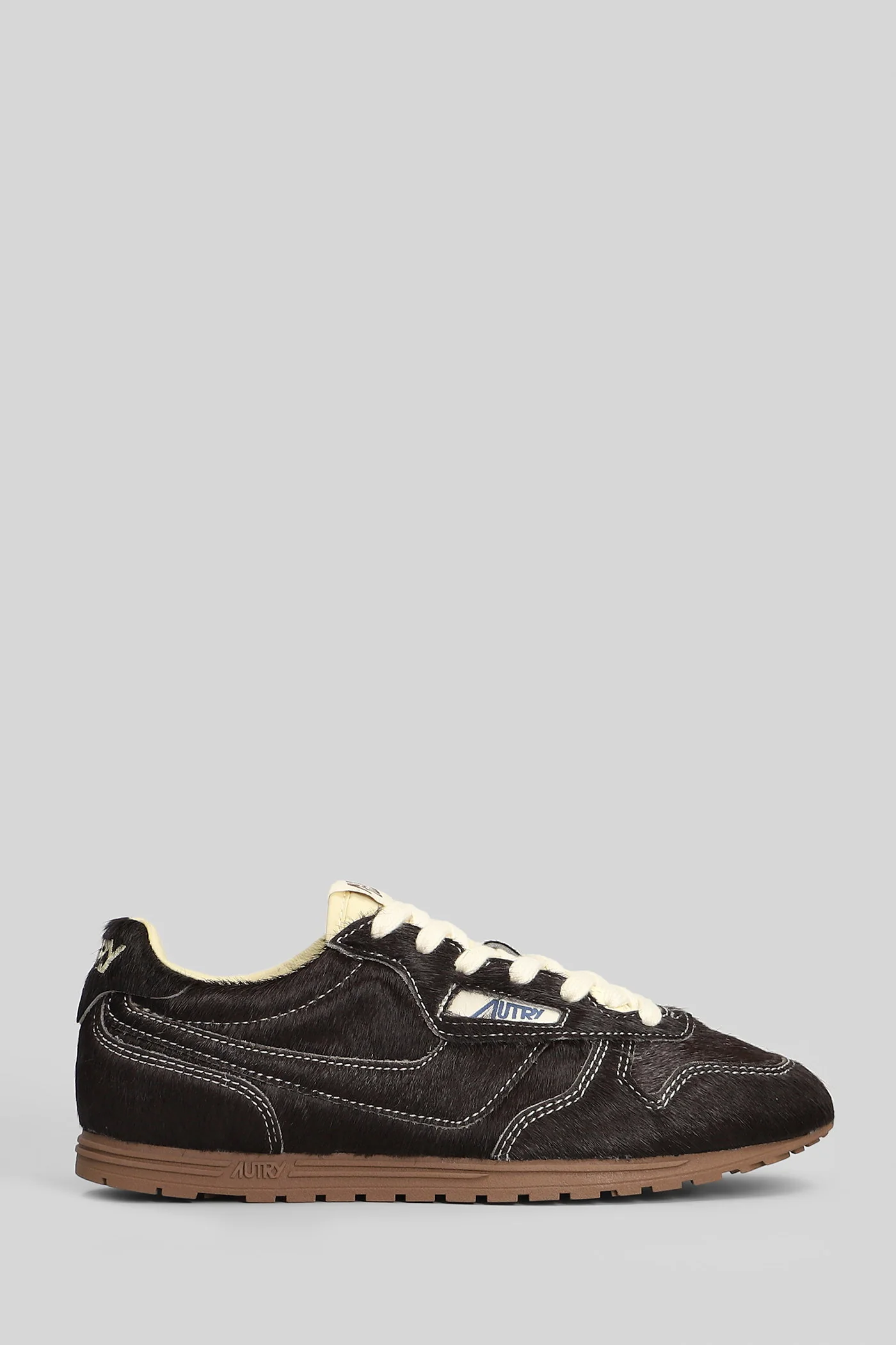 Windspin Low Sneakers in brown pony skin