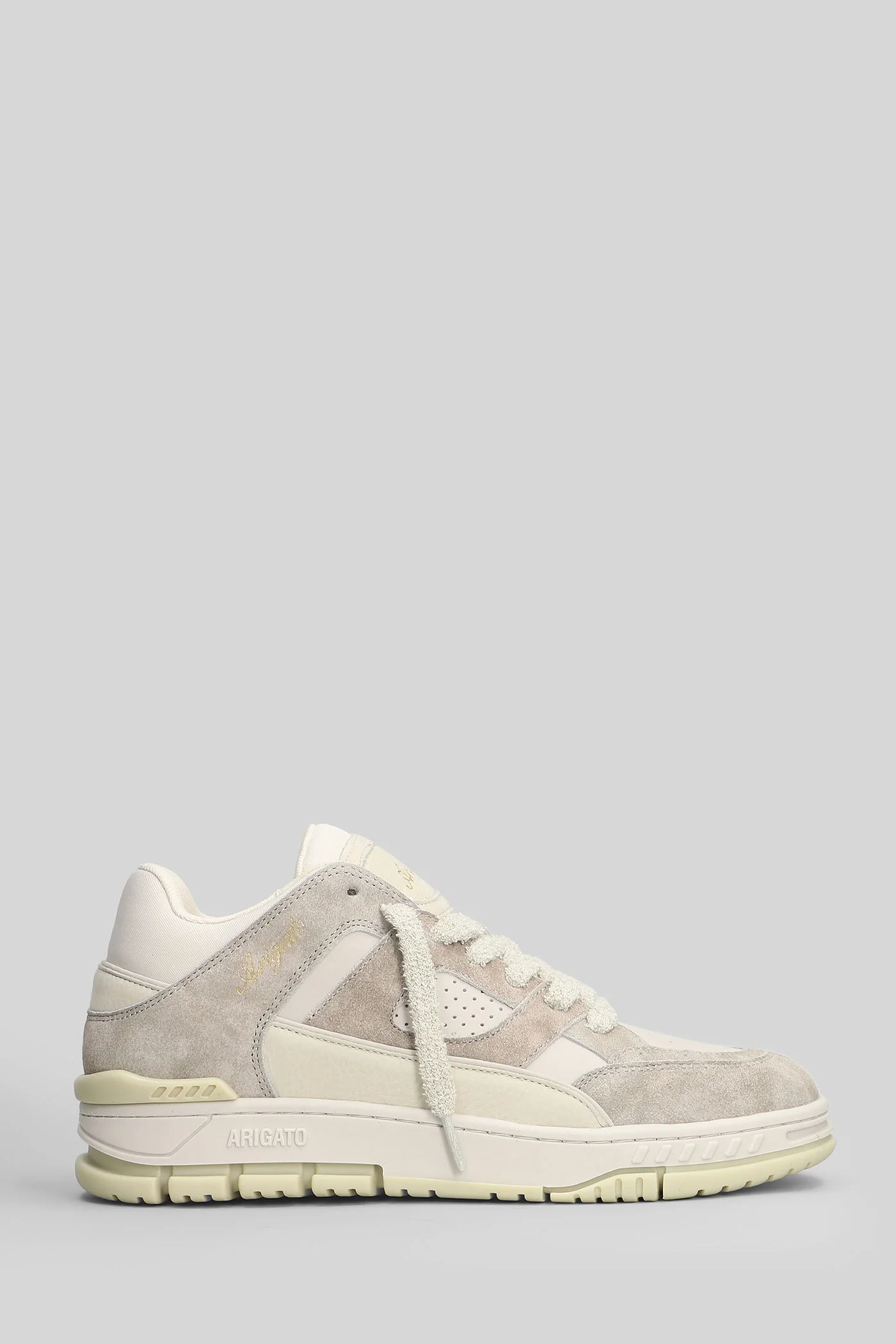 Area Lo Sneaker Sneakers in taupe suede and leather