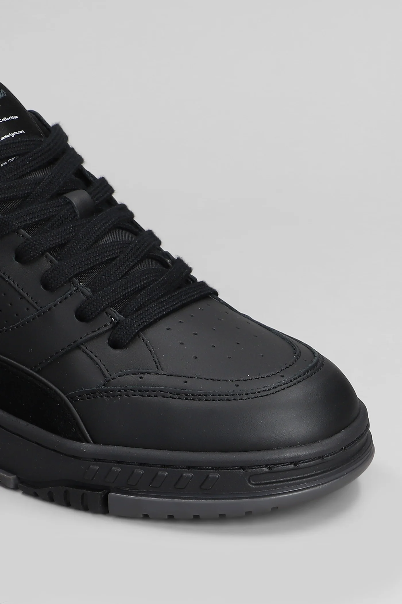 Area Lo Sneakers in black suede and leather - Image 5