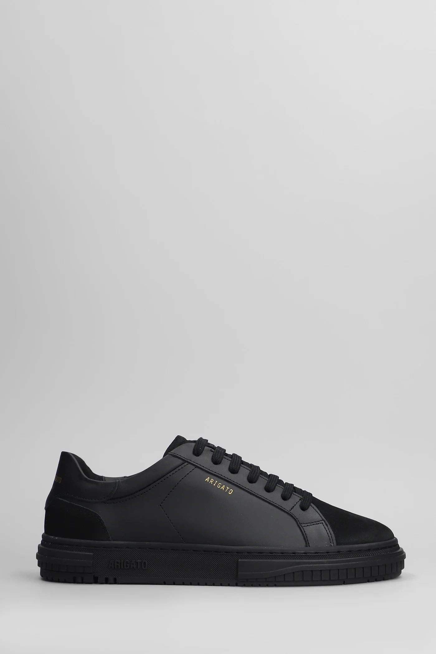 Atlas Sneakers in black suede and leather