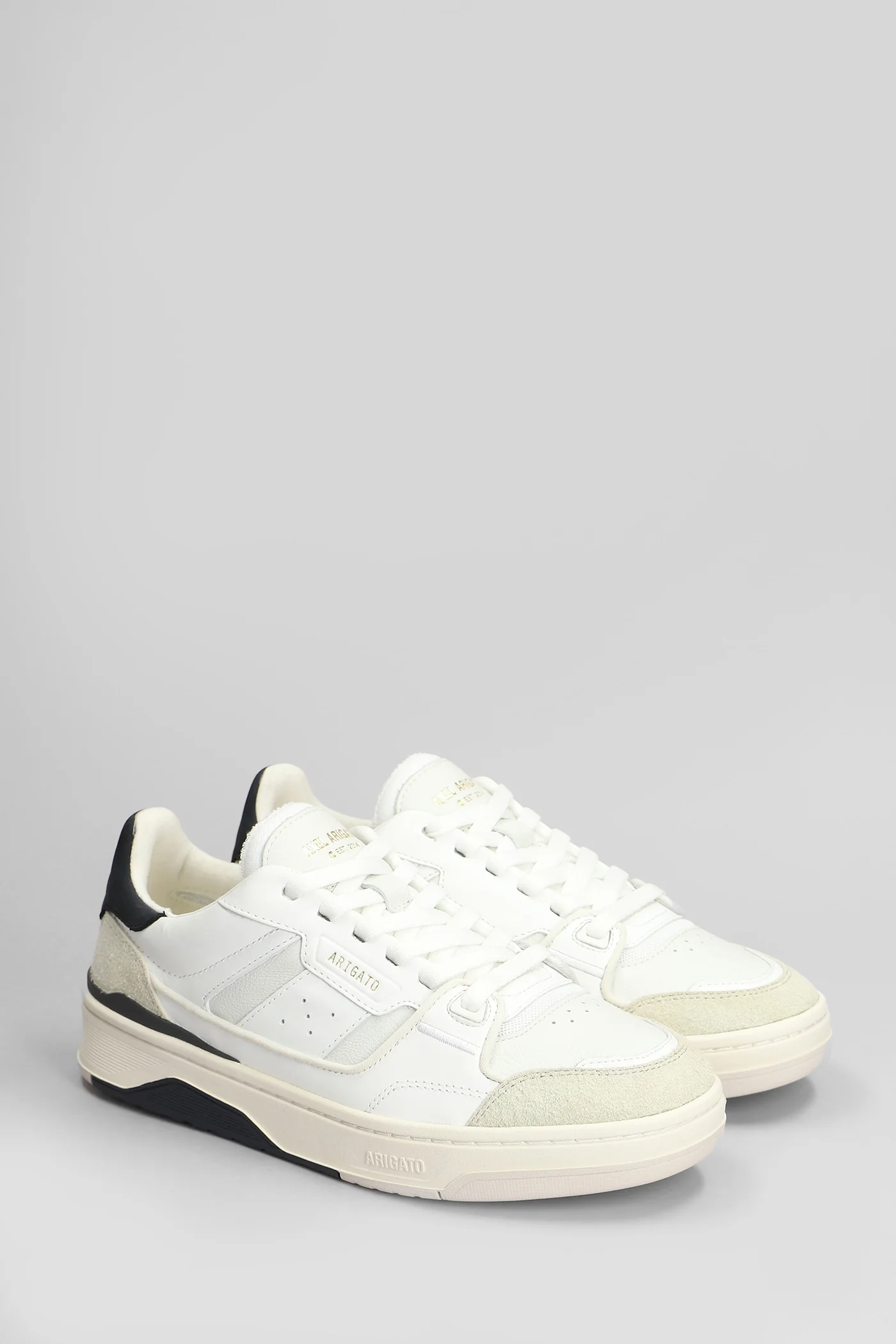 Clay Sneaker Sneakers in white suede and leather - Image 2