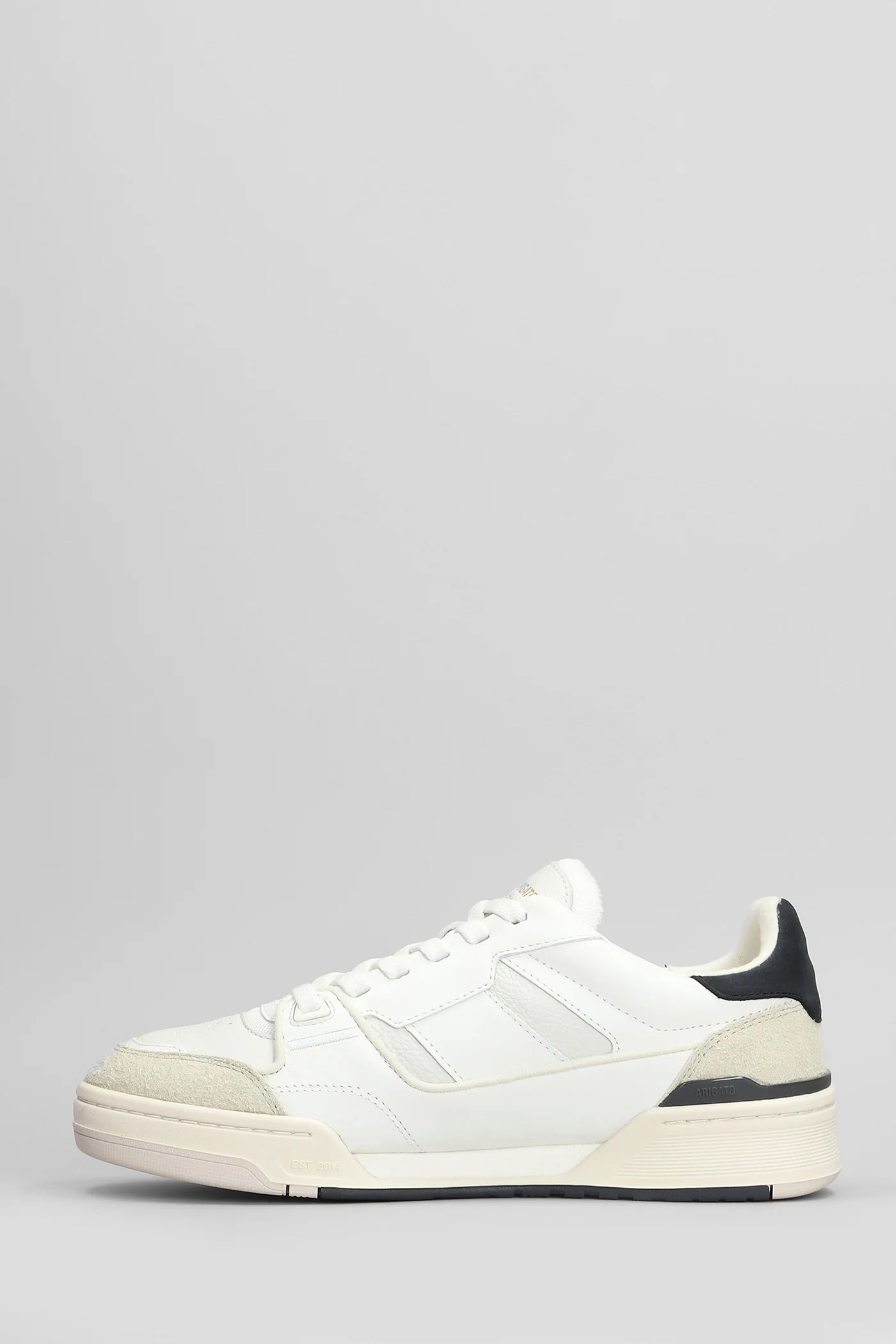 Clay Sneaker Sneakers in white suede and leather - Image 3