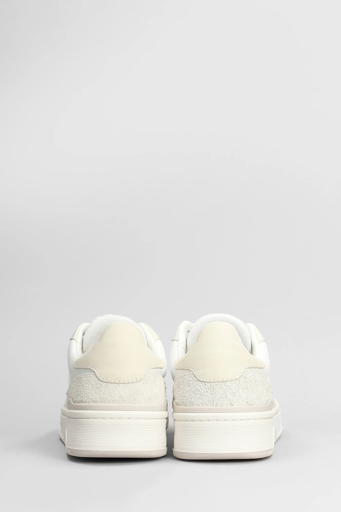 Clay Sneakers in white leather - Image 4