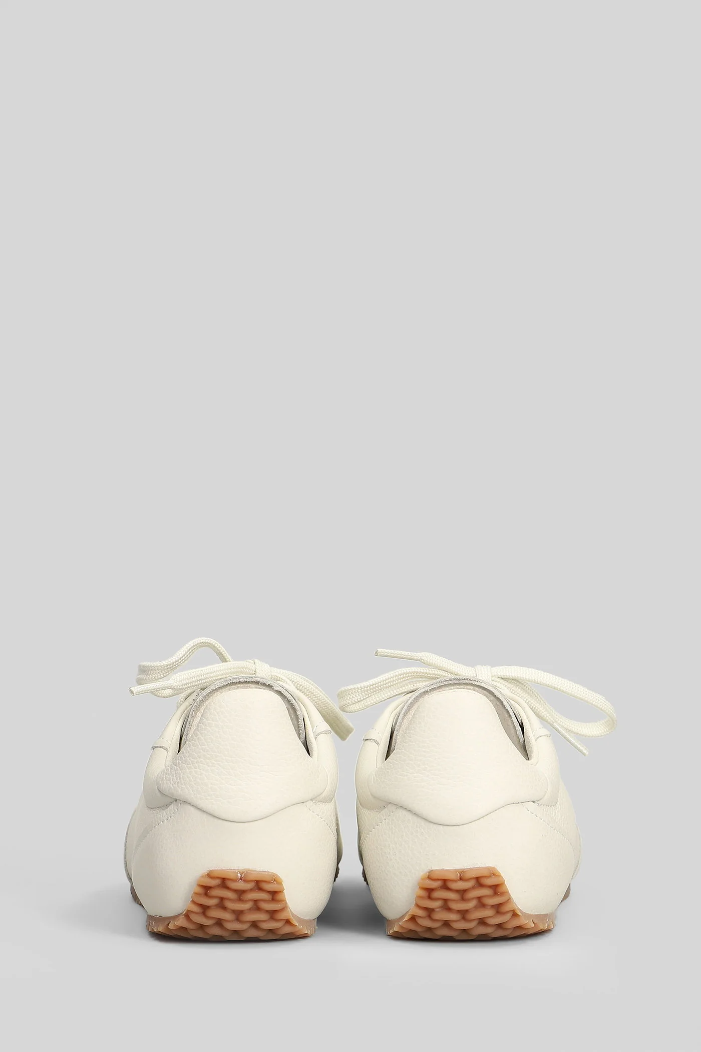Daze Runner Sneakers in beige leather - Image 4