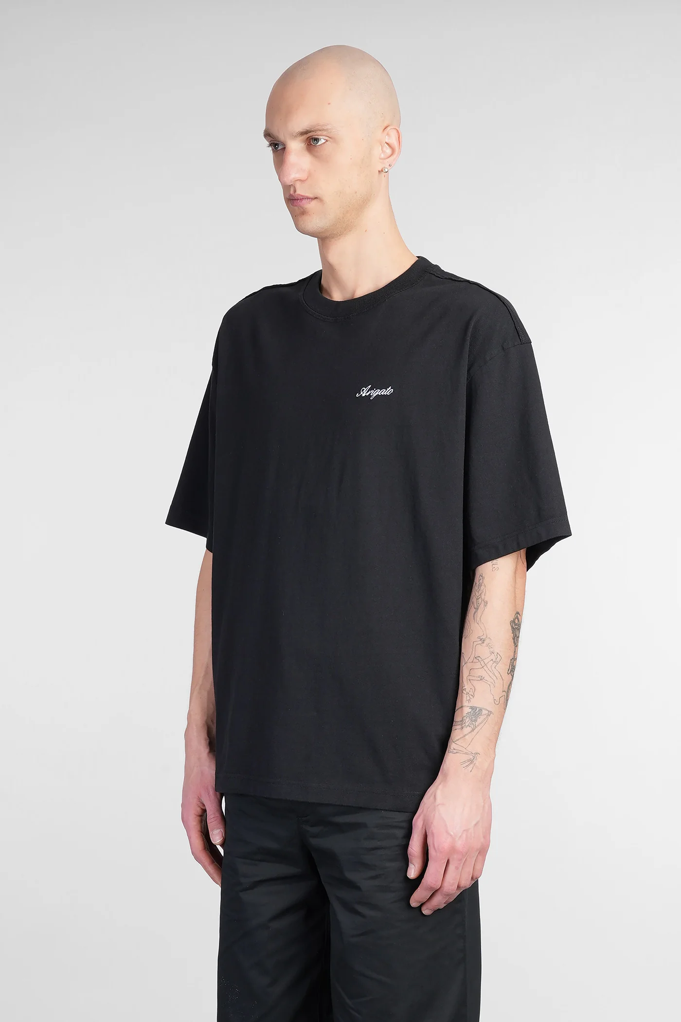 Honor T-Shirt in black cotton - Image 4