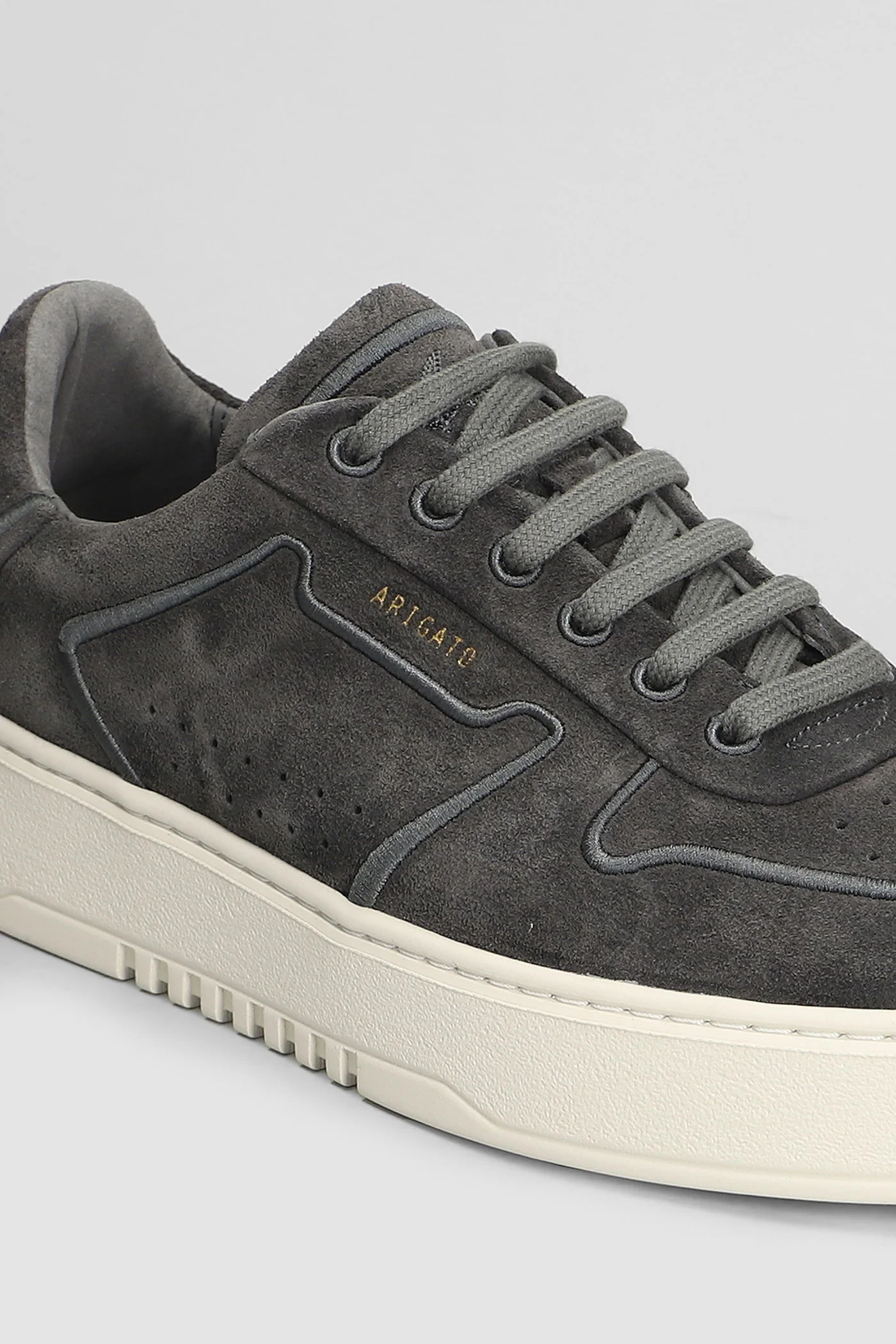 Orbit Embroidery Sne Sneakers in grey suede - Image 5
