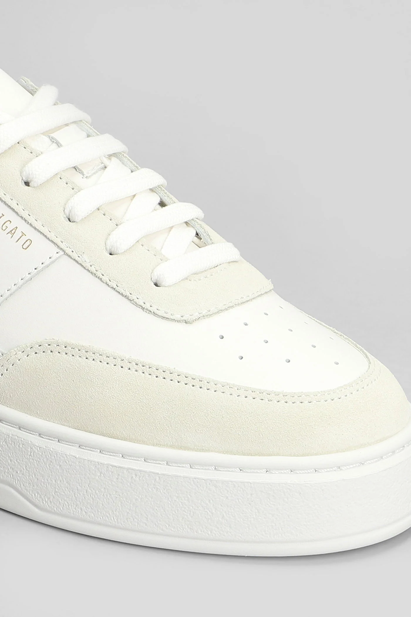 Orbit Vinateb Sneake Sneakers in white suede and leather - Image 5