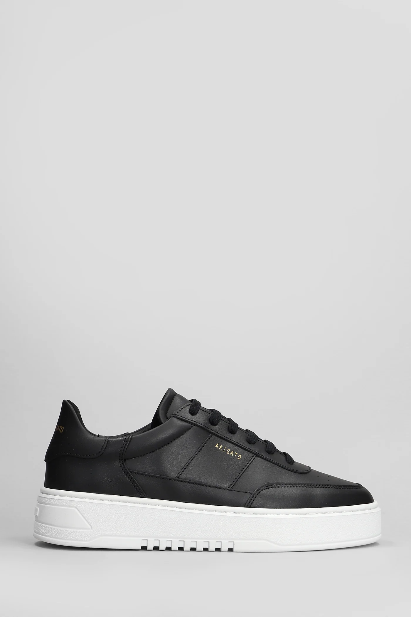 Orbit Vintage Sneakers in black leather