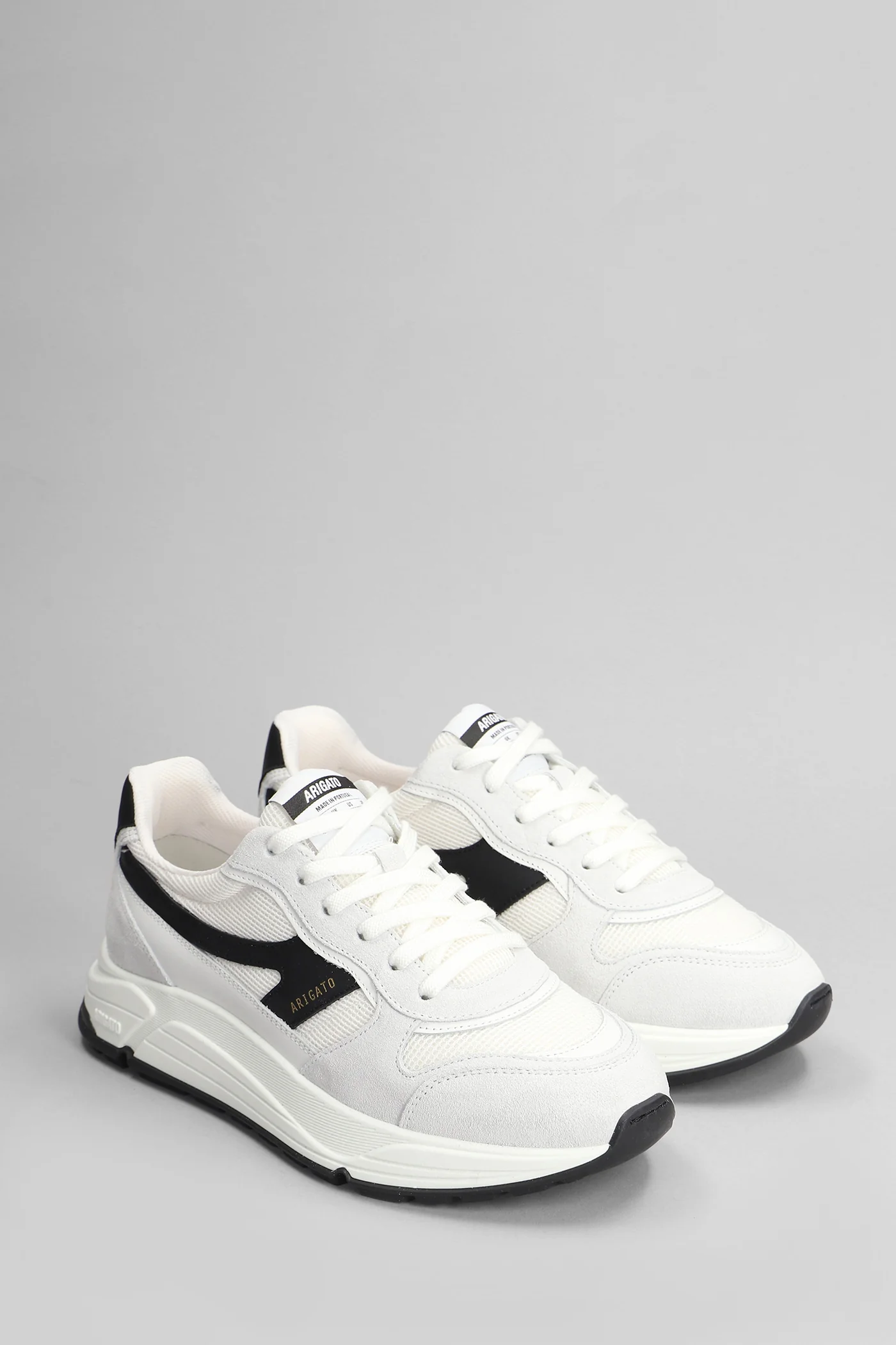Rush-A Sneakers in white Suede and fabric - Image 2