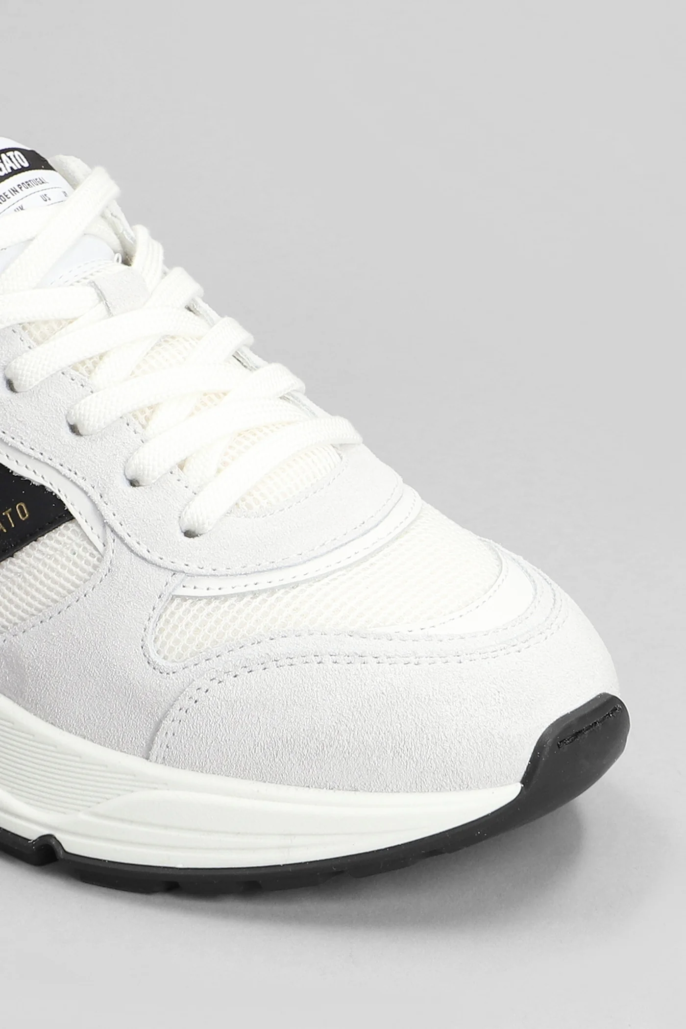 Rush-A Sneakers in white Suede and fabric - Image 5