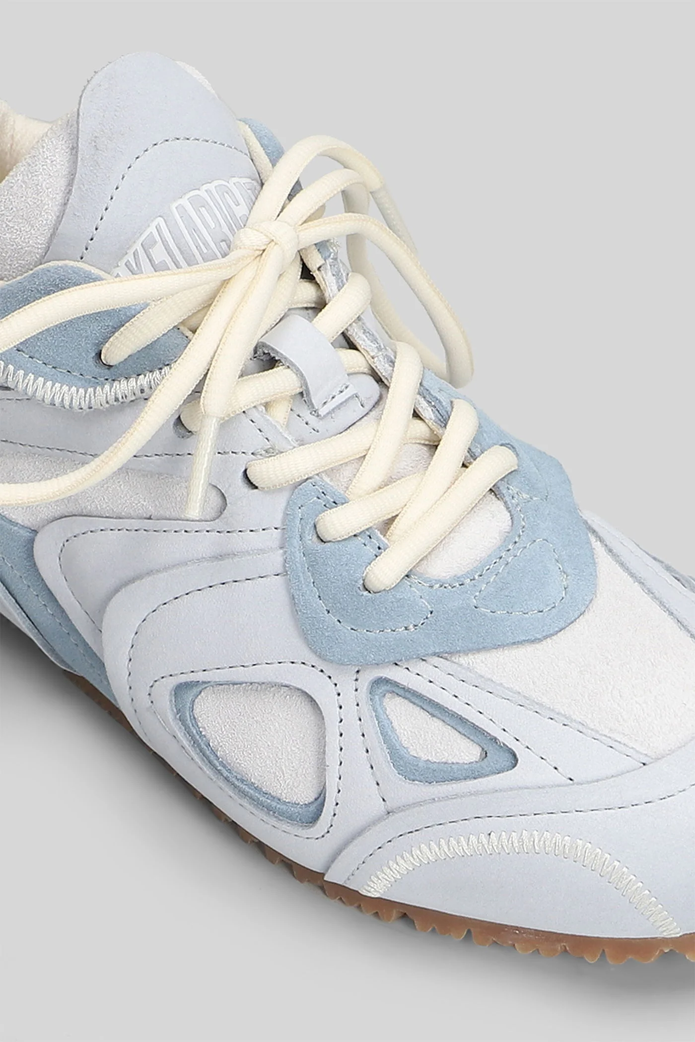 Slow Runner Sneakers in cyan leather - Image 5