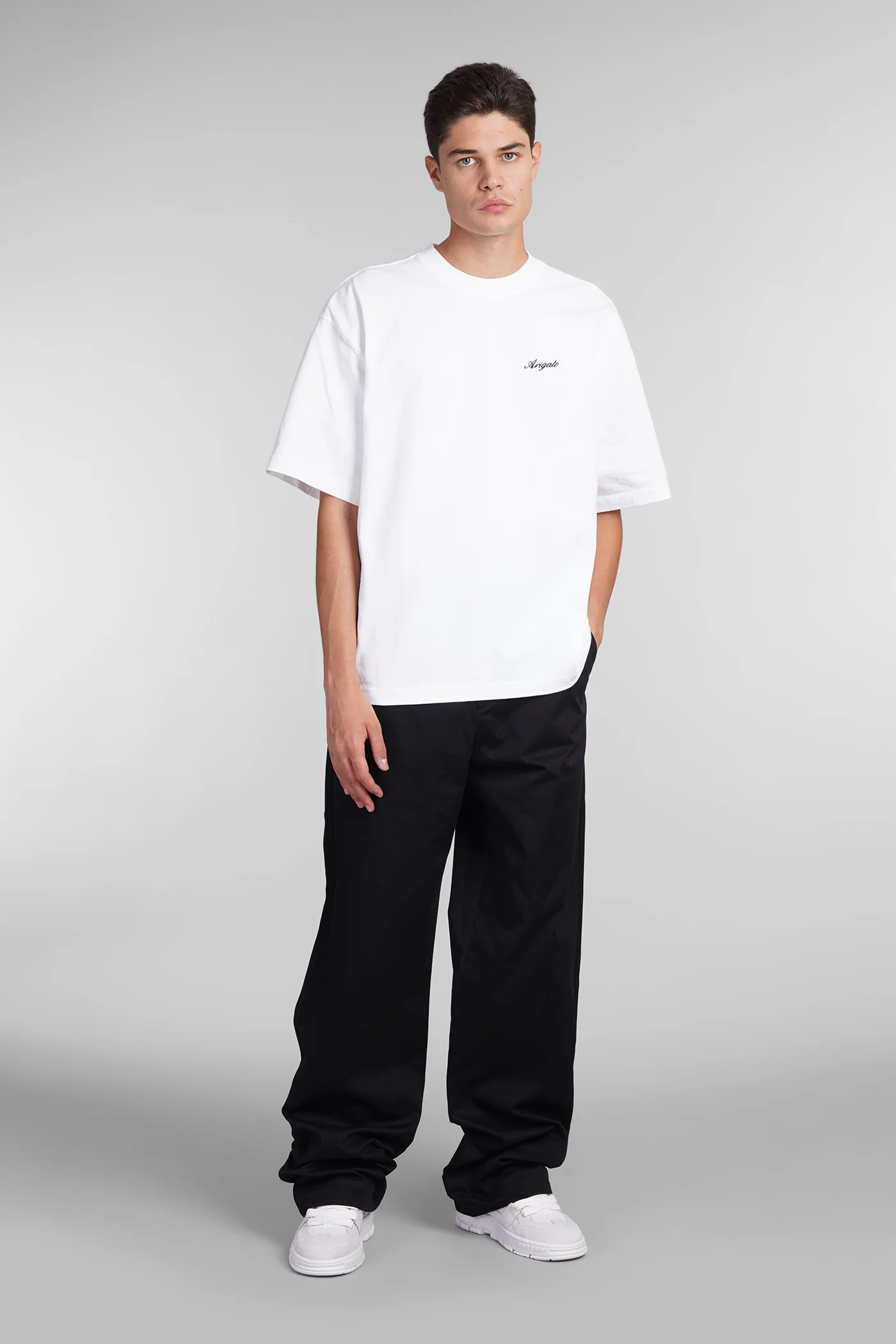 T-Shirt in white cotton - Image 2