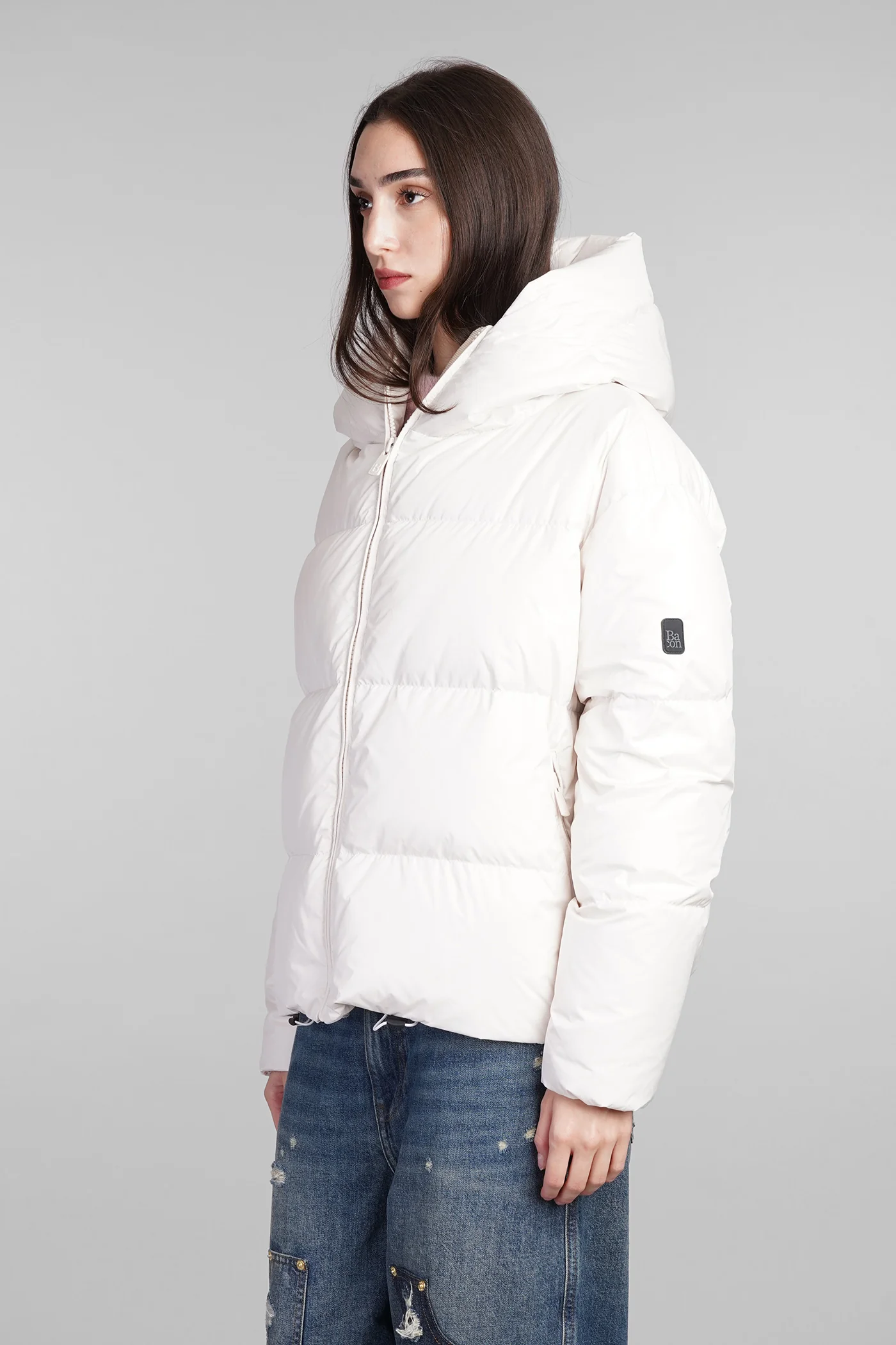 W cloud cba puffer in beige polyester - Image 4