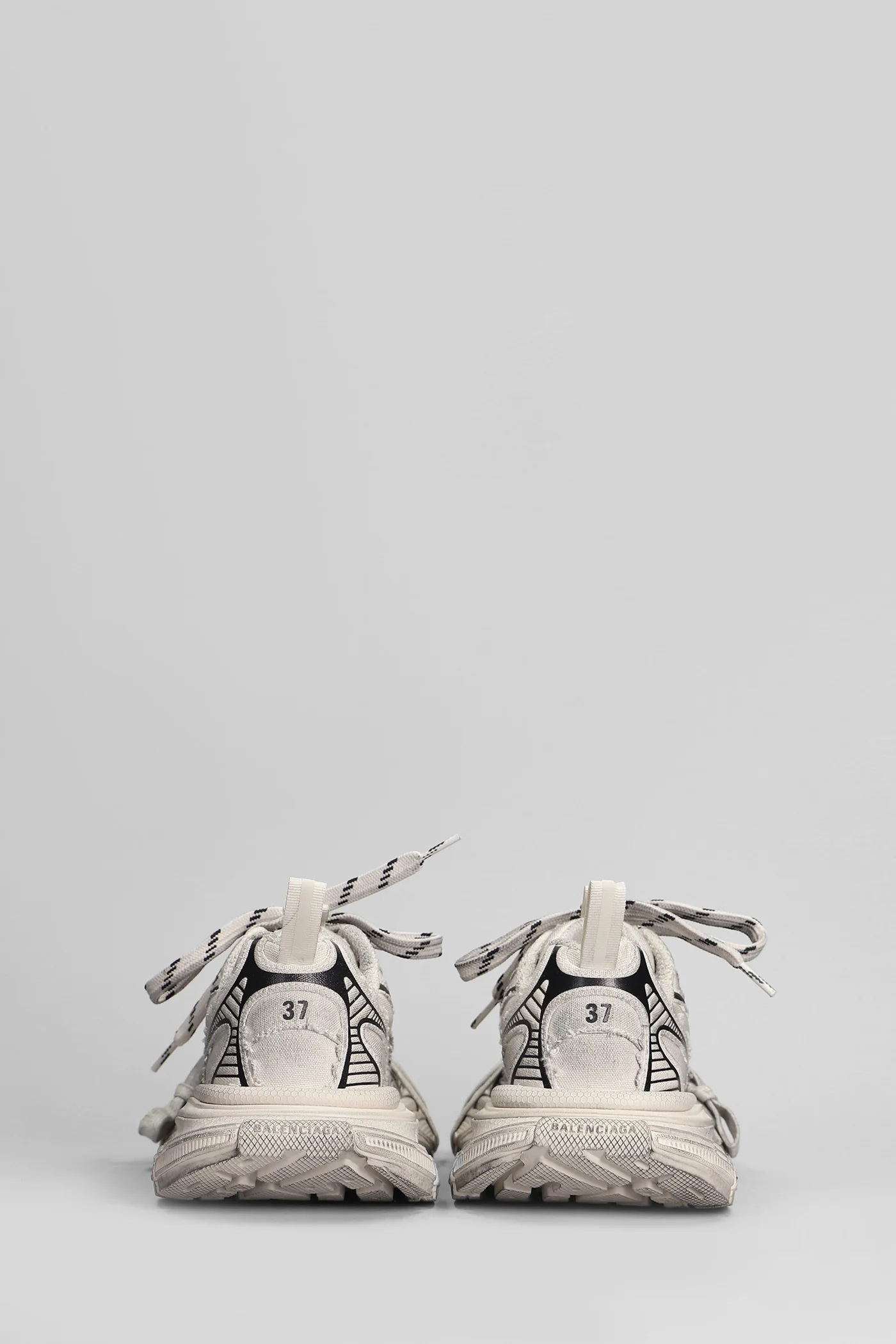 3xl Sneakers in beige cotton - Image 4