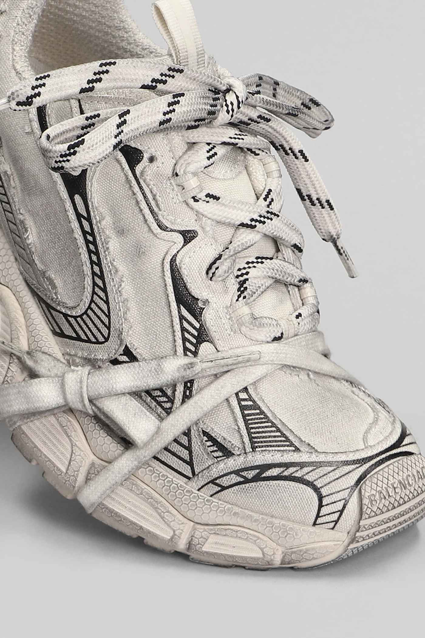 3xl Sneakers in beige cotton - Image 5