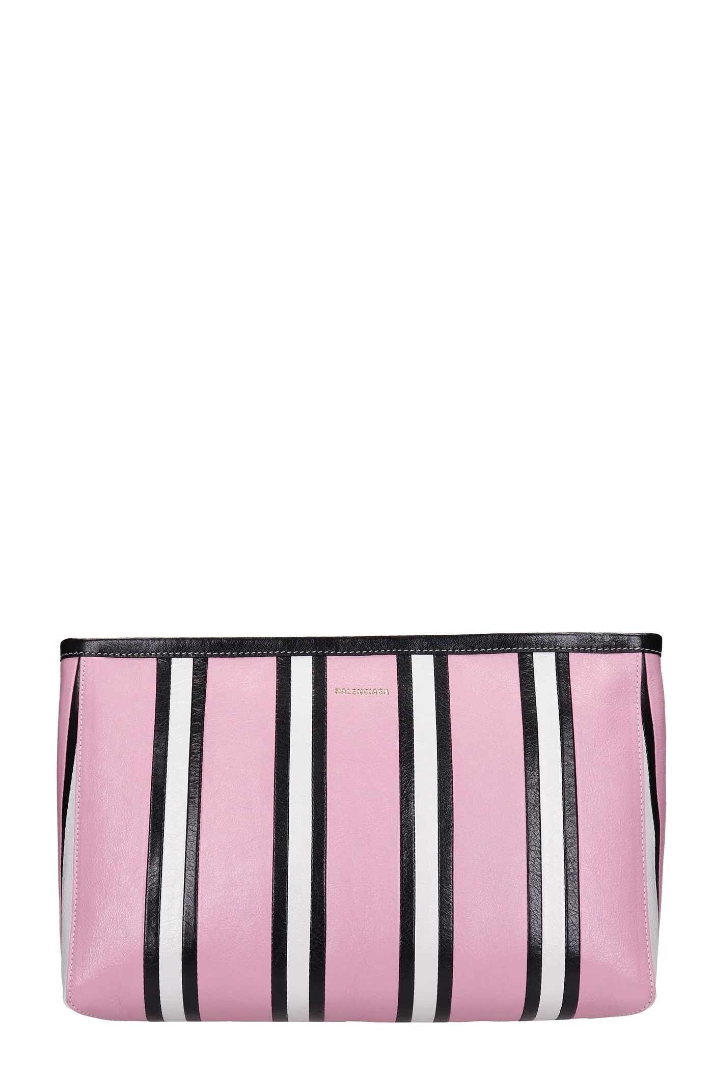 Barbes z pouc Clutch in rose-pink leather