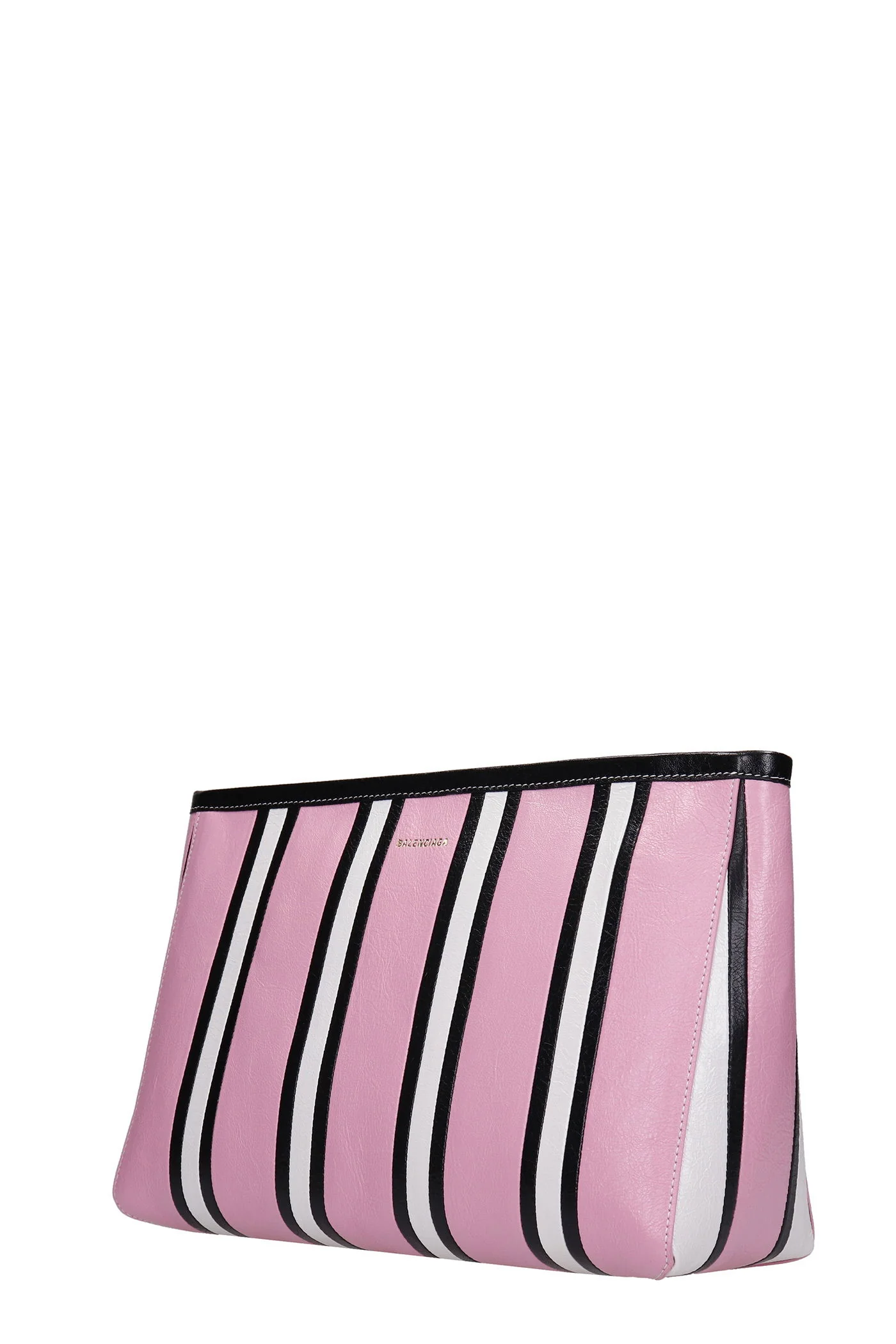 Barbes z pouc Clutch in rose-pink leather - Image 3