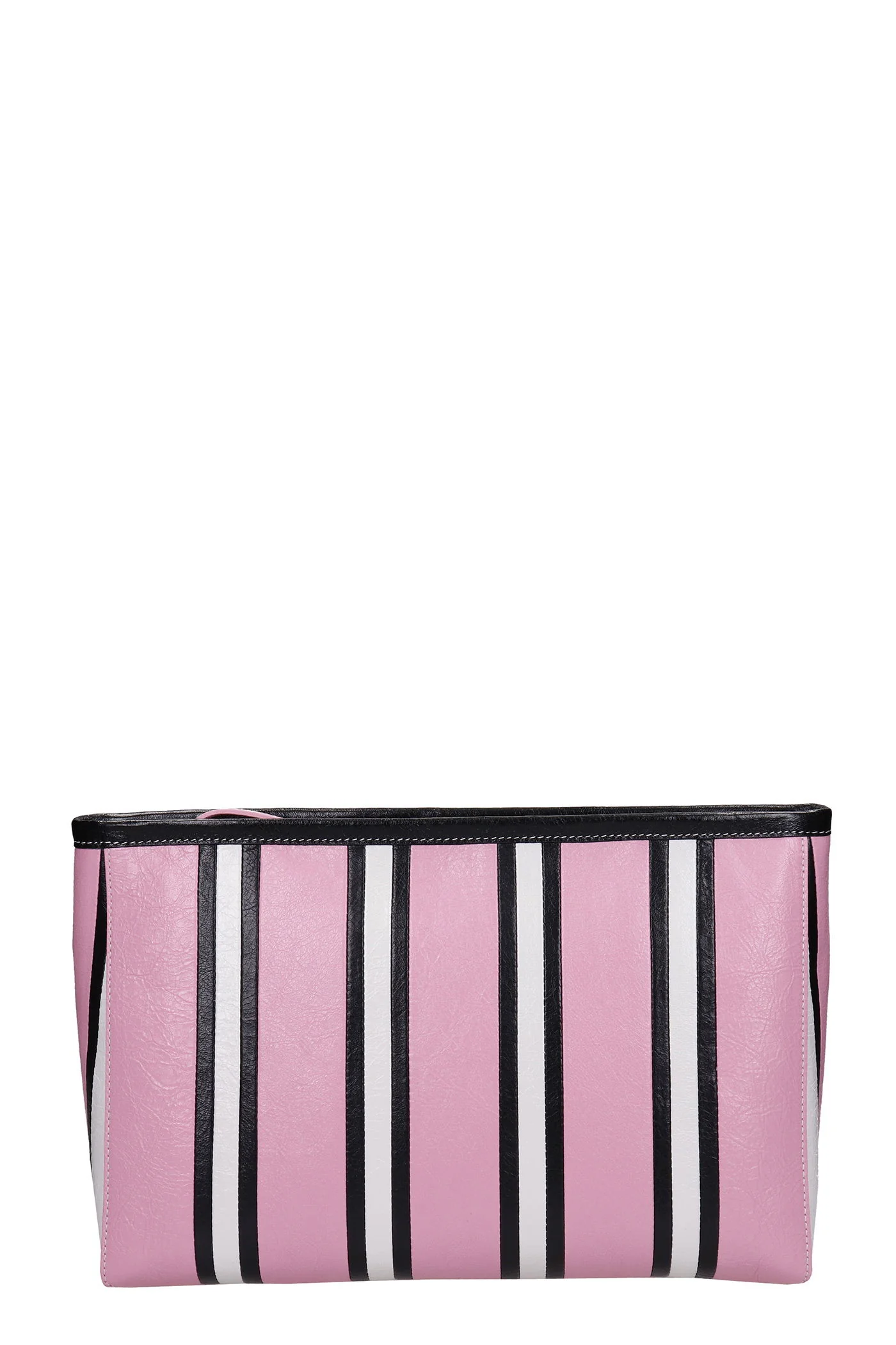 Barbes z pouc Clutch in rose-pink leather - Image 4