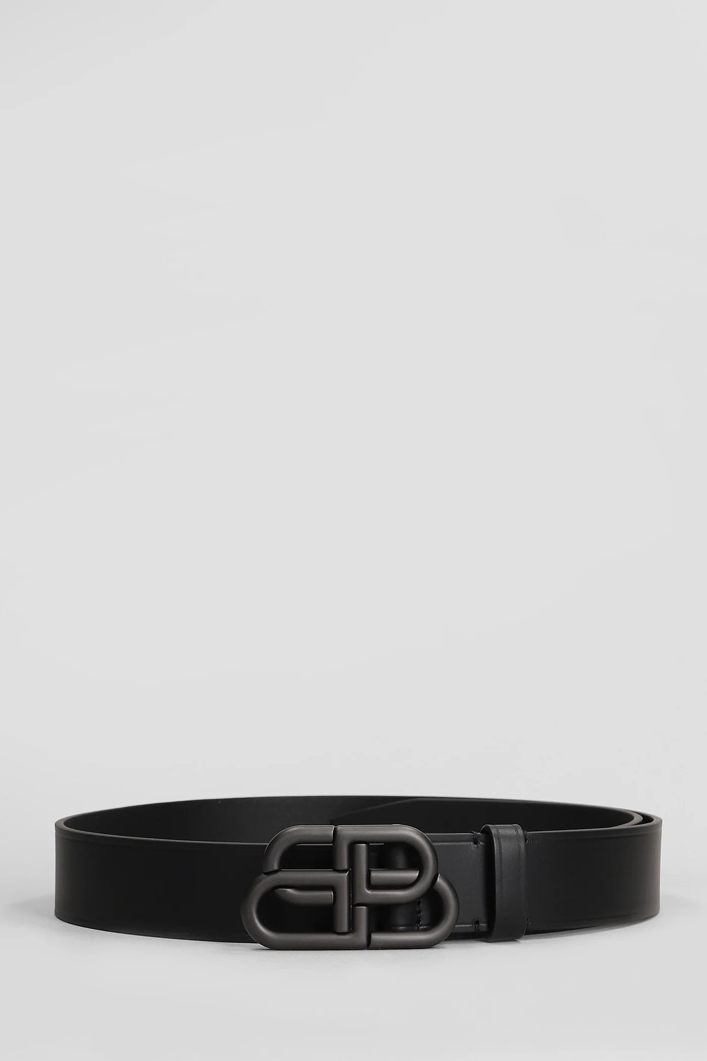 Belts in black leather