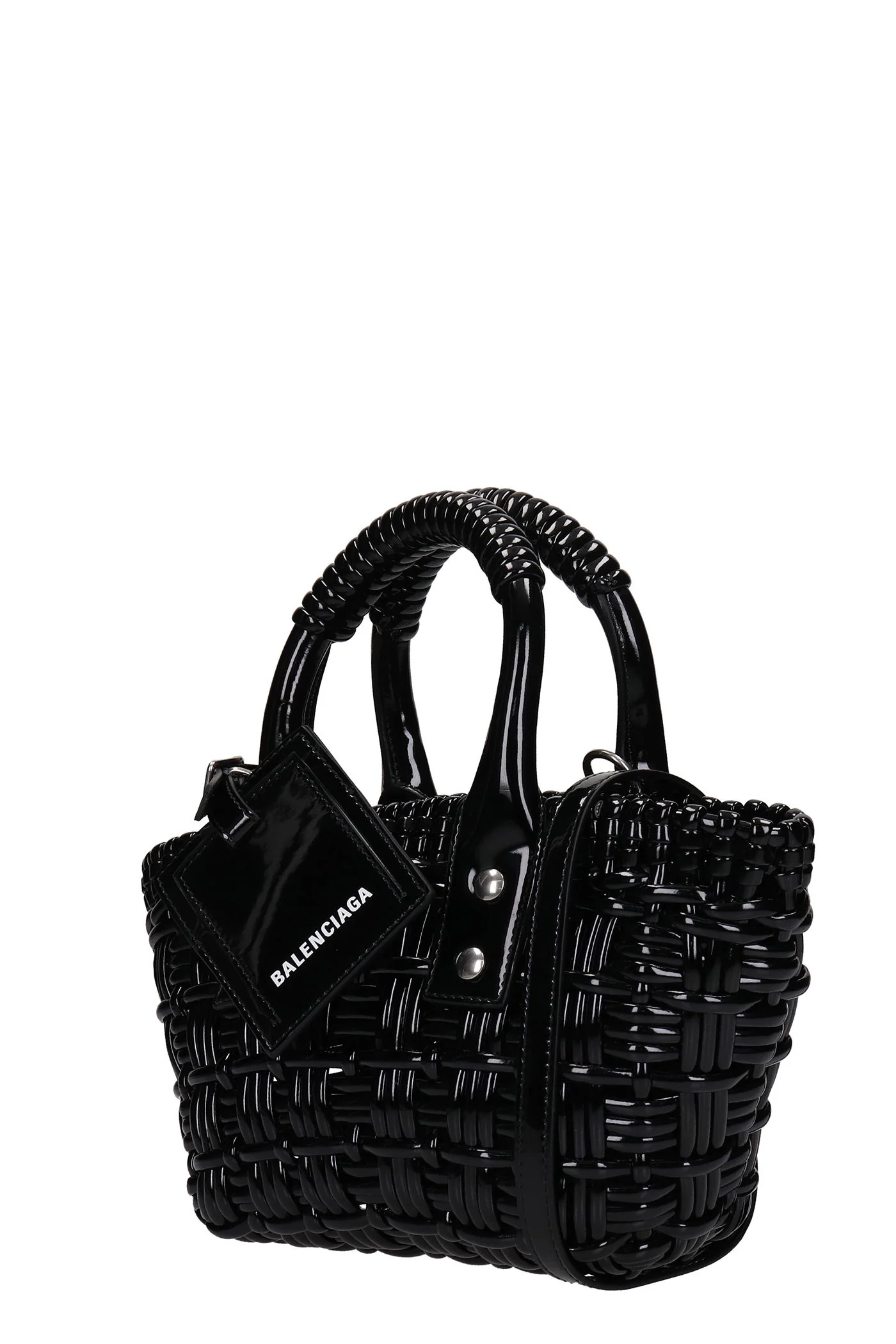 Bistro bask xxs Hand bag in black faux leather - Image 3