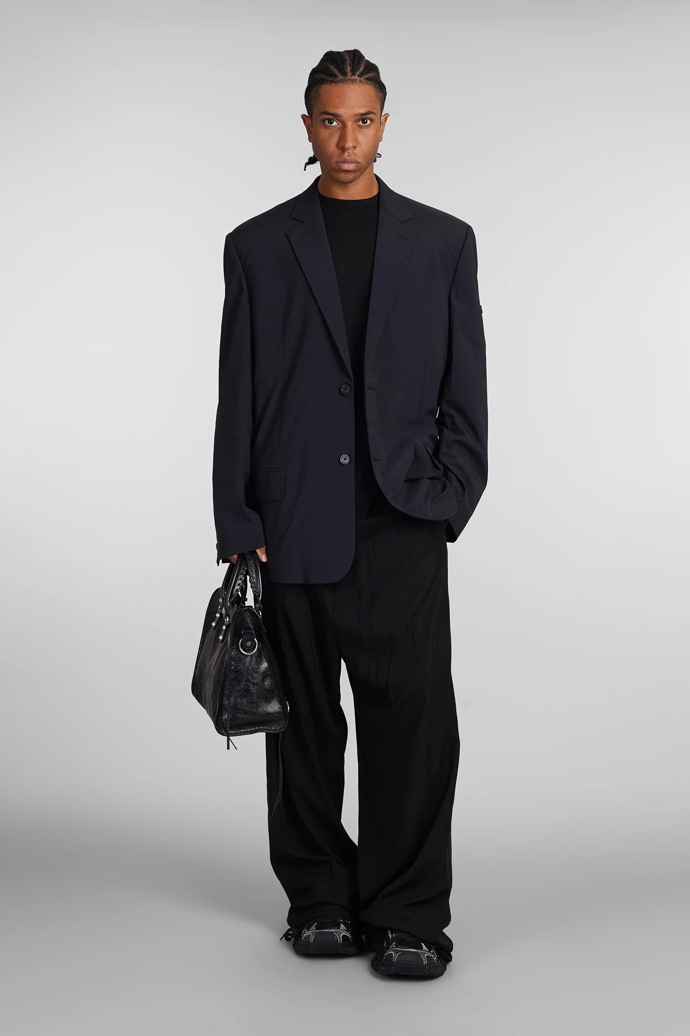Blazer in black polyamide - Image 2