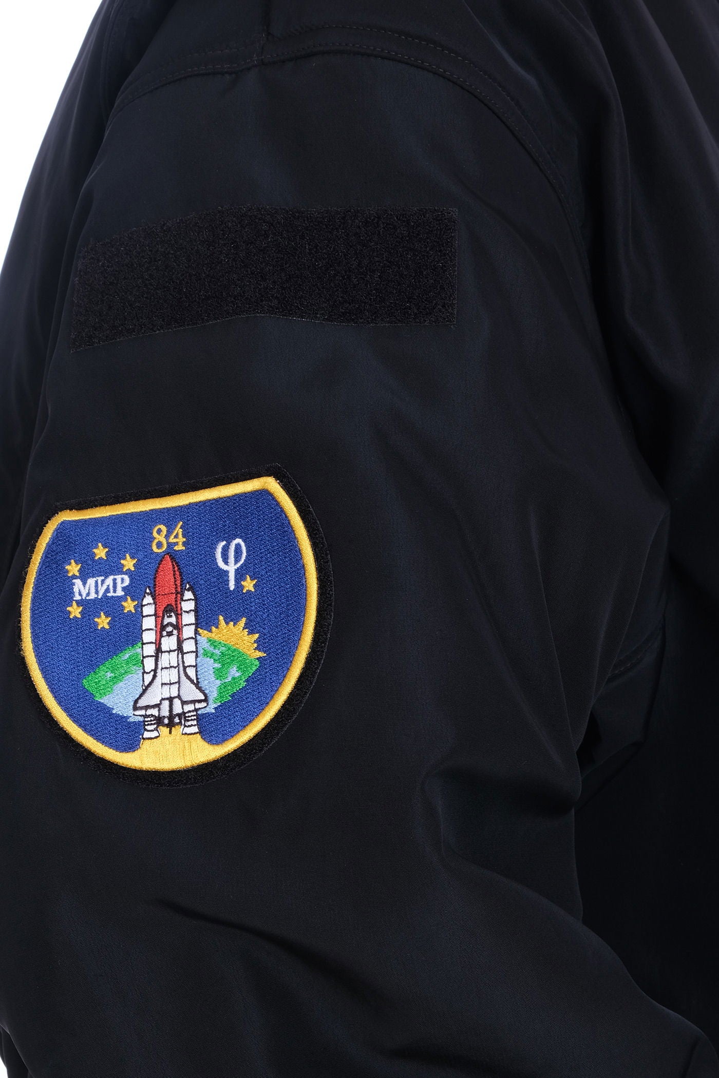 Bomber Jacket in black polyamide - Image 5