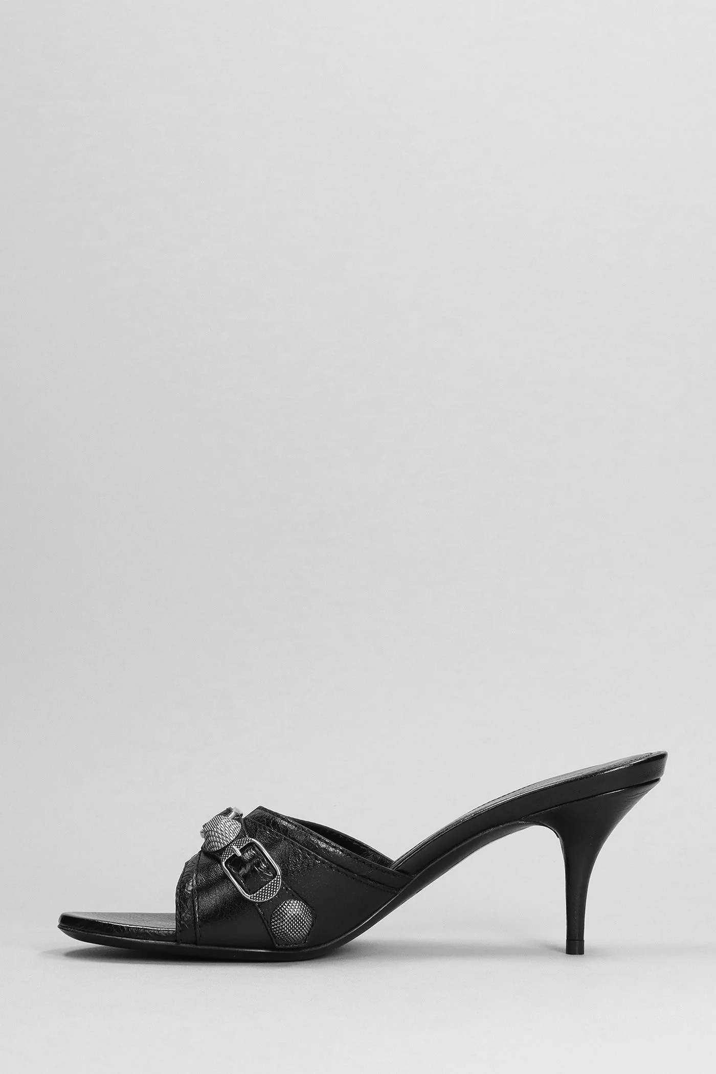 Cagole m70 Slipper-Mule in black leather - Image 3