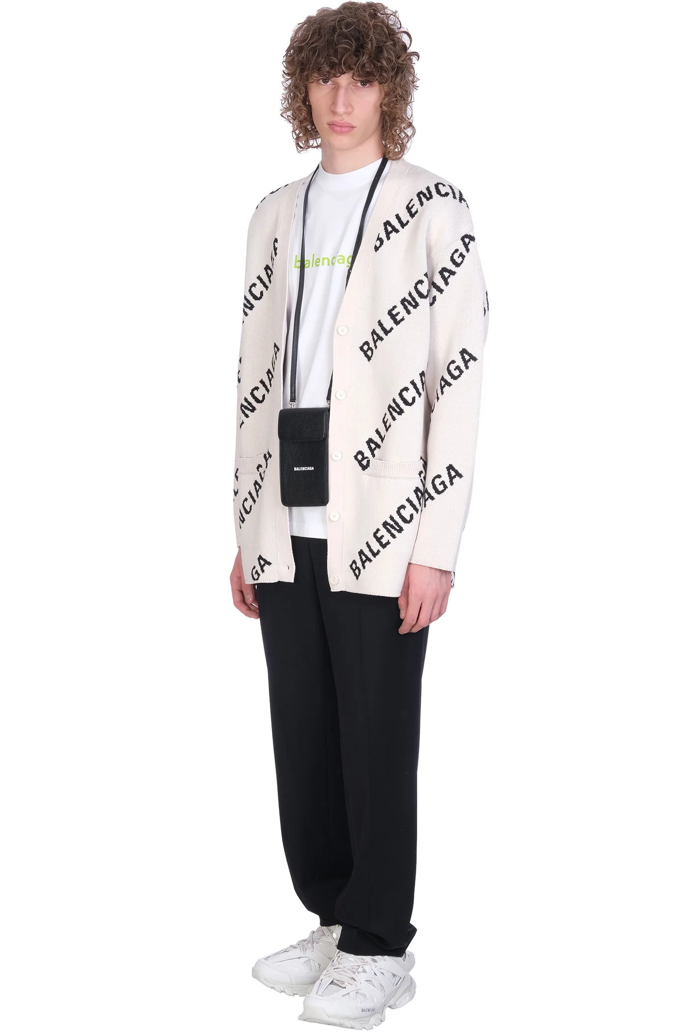 Cardigan in beige cotton - Image 2