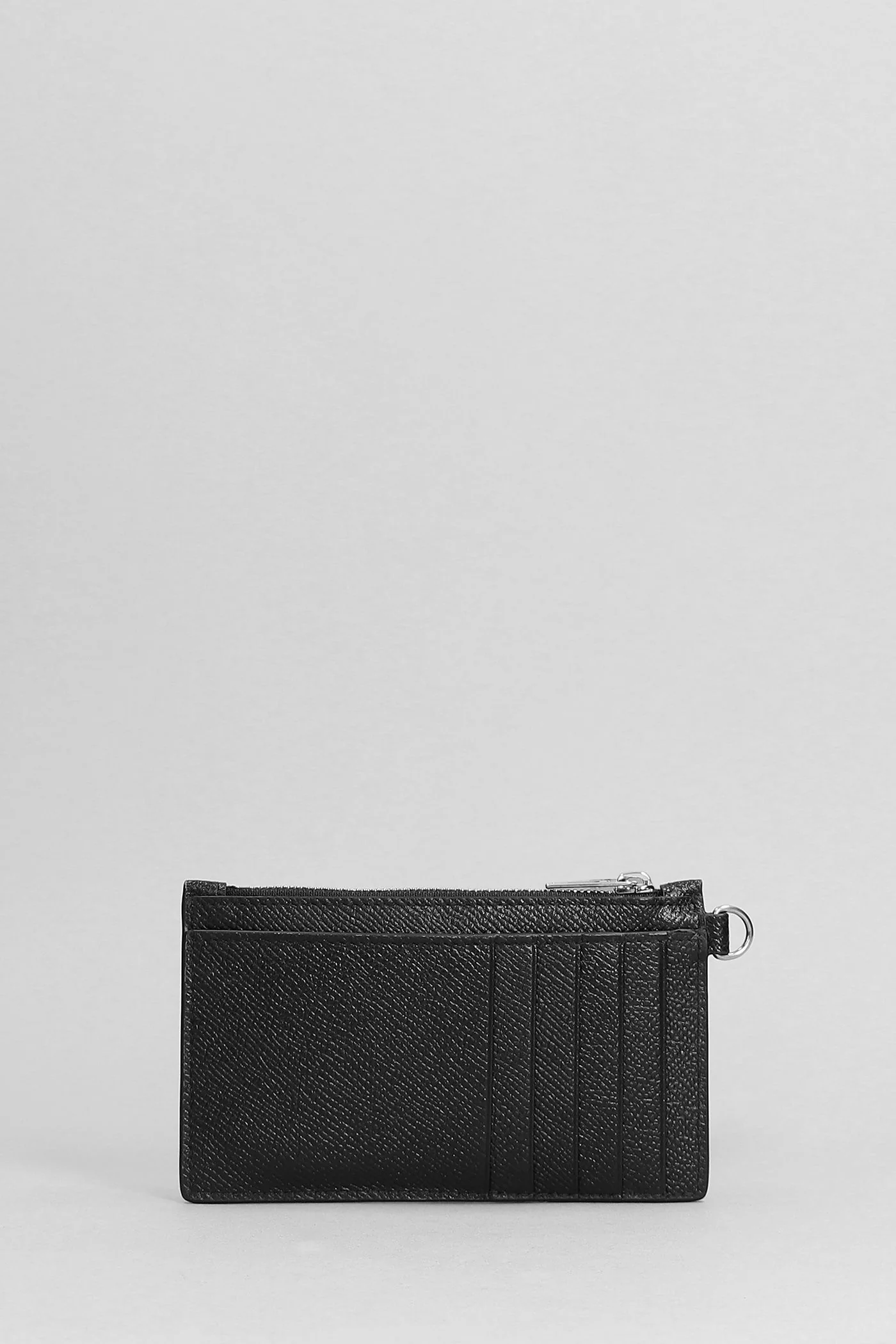 Clutch in black leather - Image 3