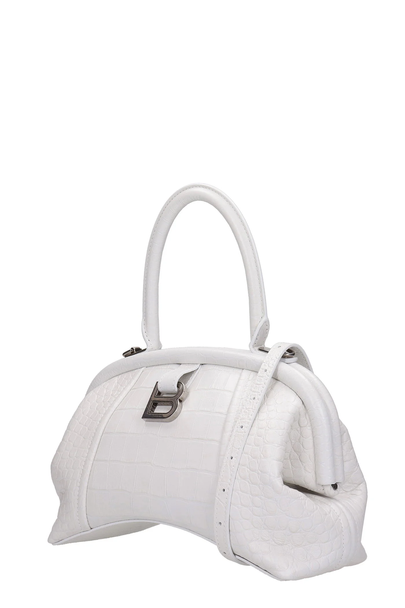 Frame basg s Hand bag in white leather - Image 3